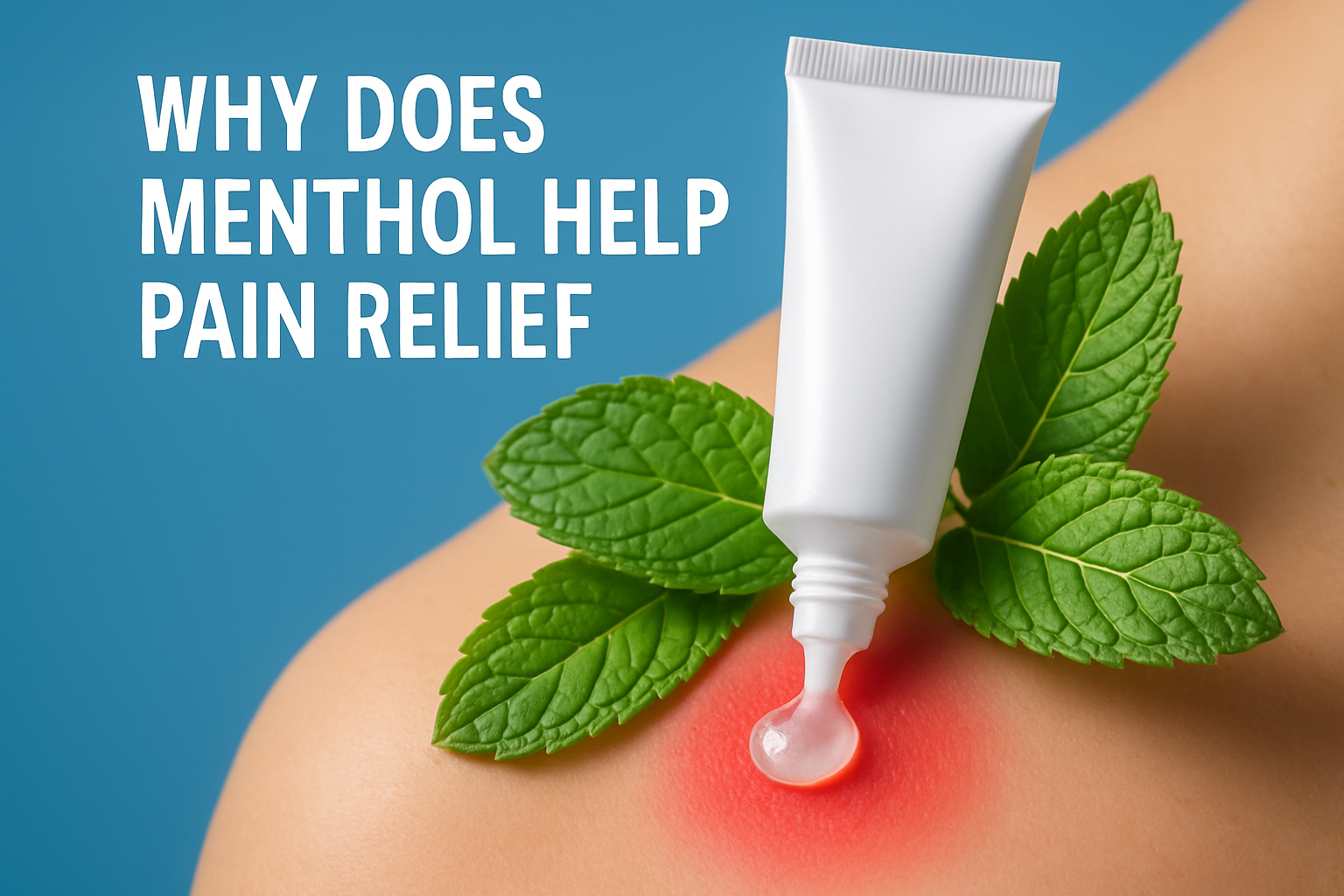 Why does menthol help with pain relief