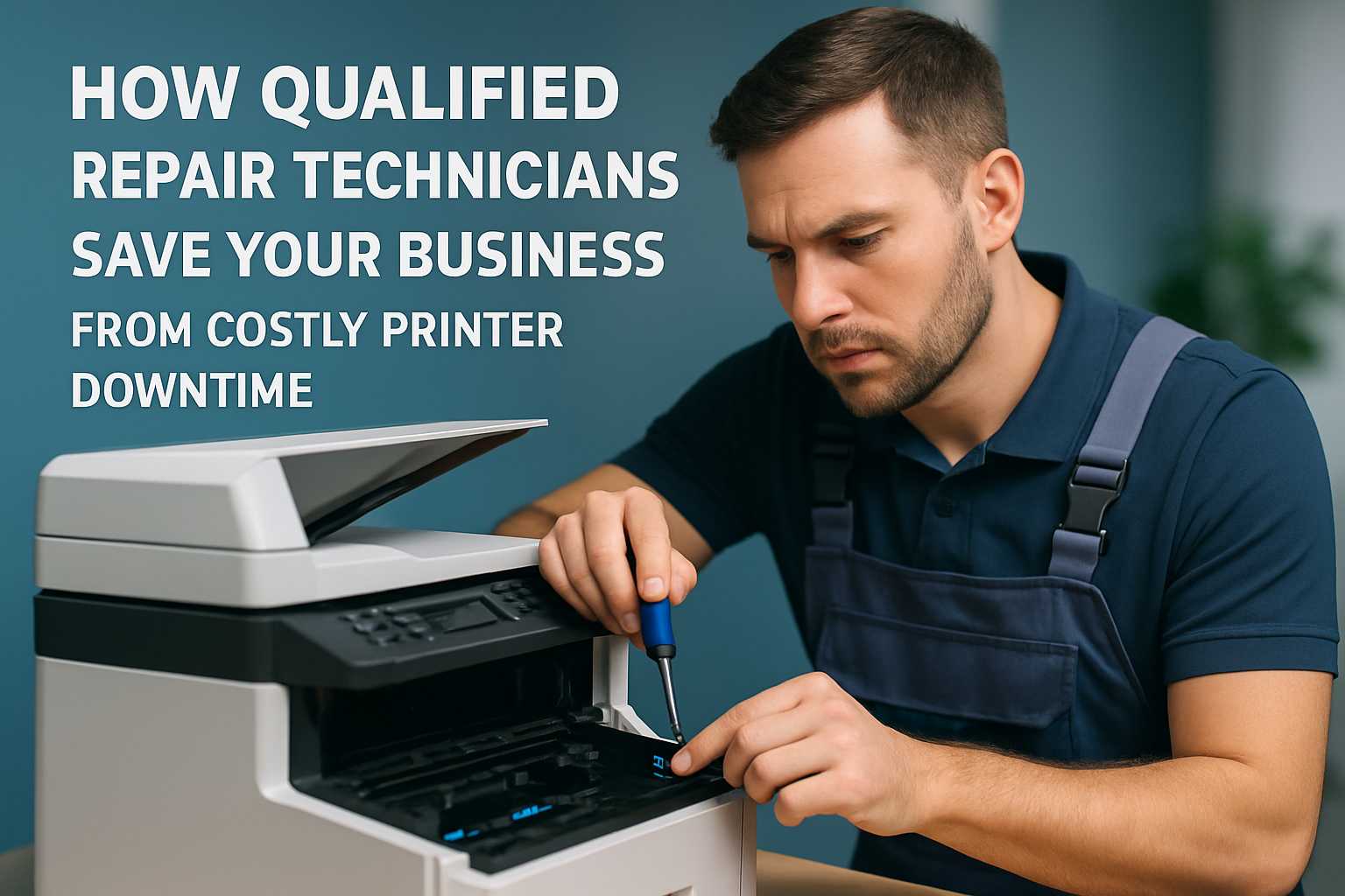 How Qualified Repair Technicians Save Your Business from Costly Printer Downtime