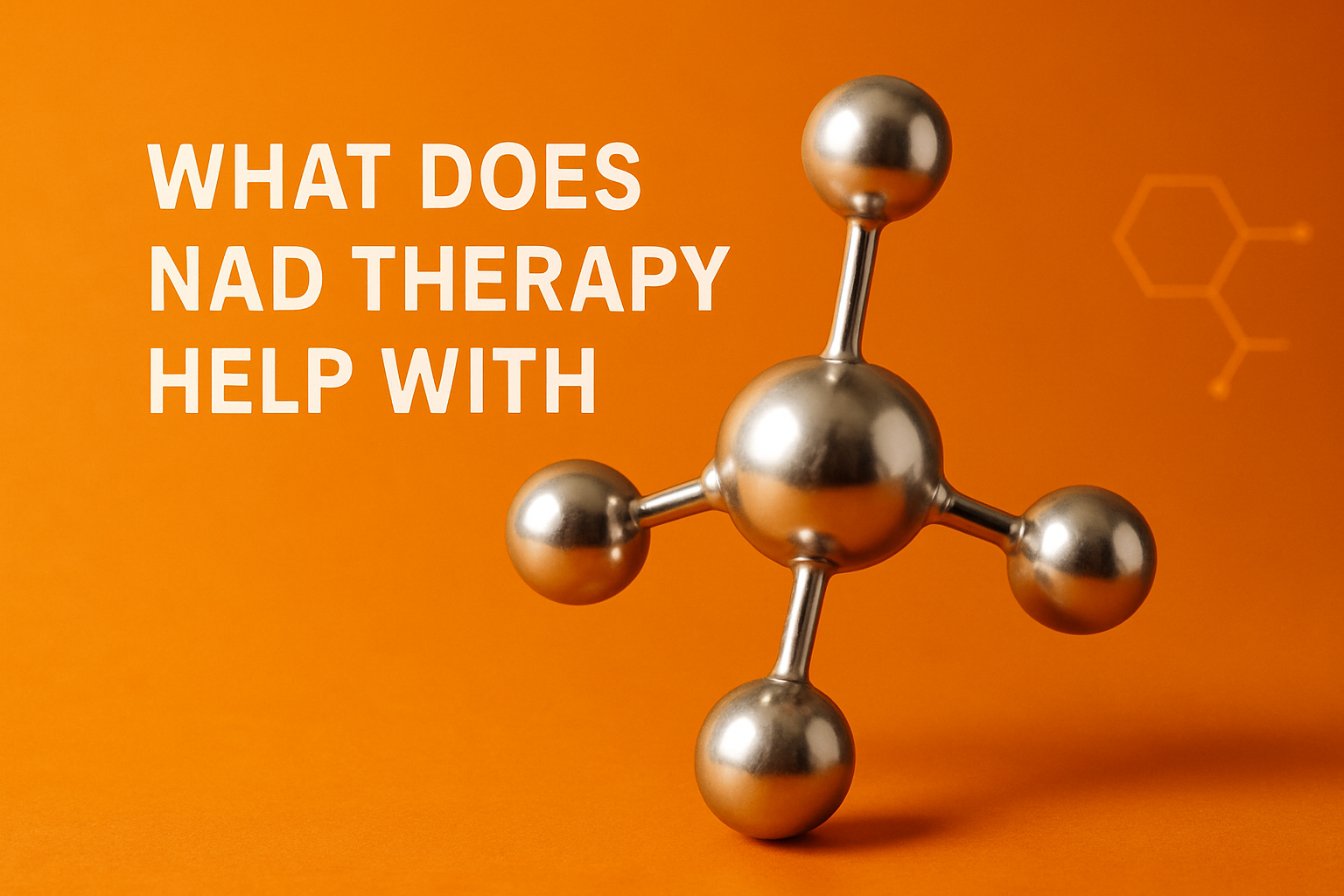 What does NAD therapy help with