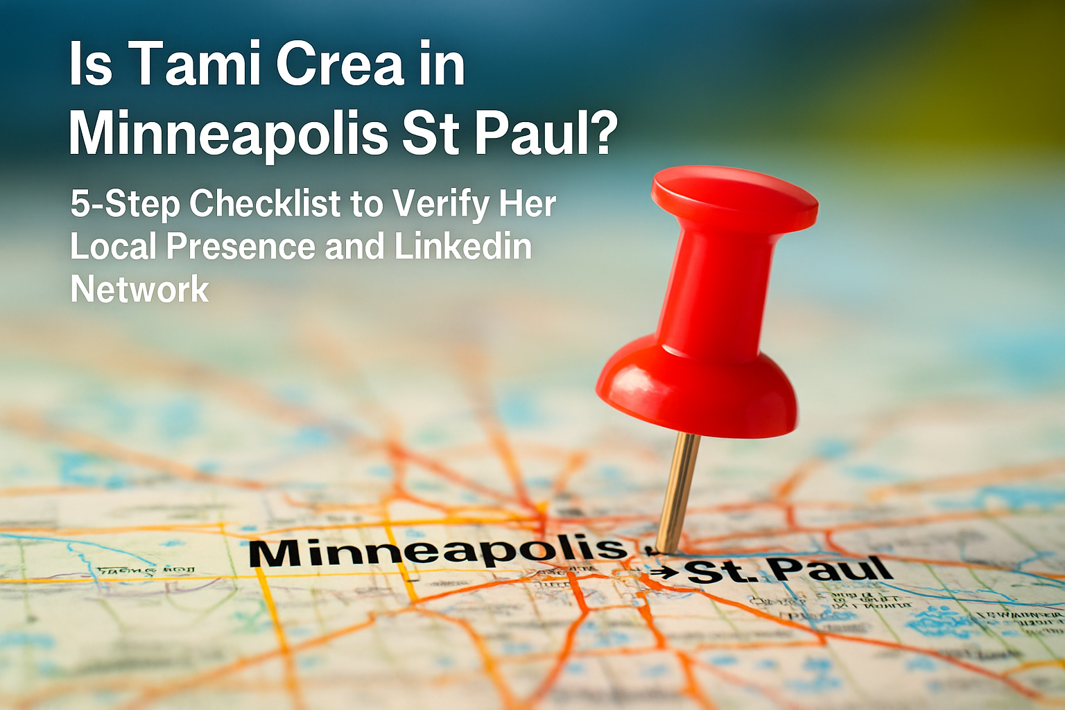 Is Tami Crea in Minneapolis St Paul? 5-Step Checklist to Verify Her Local Presence and LinkedIn Network