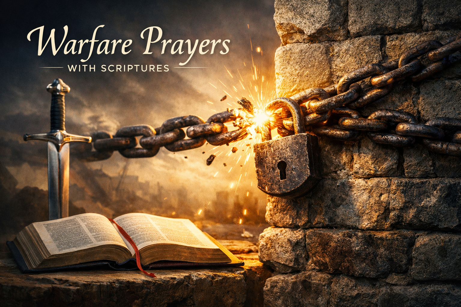 Only One Afi's 25 Warfare Prayer Points With Scriptures to Break Strongholds