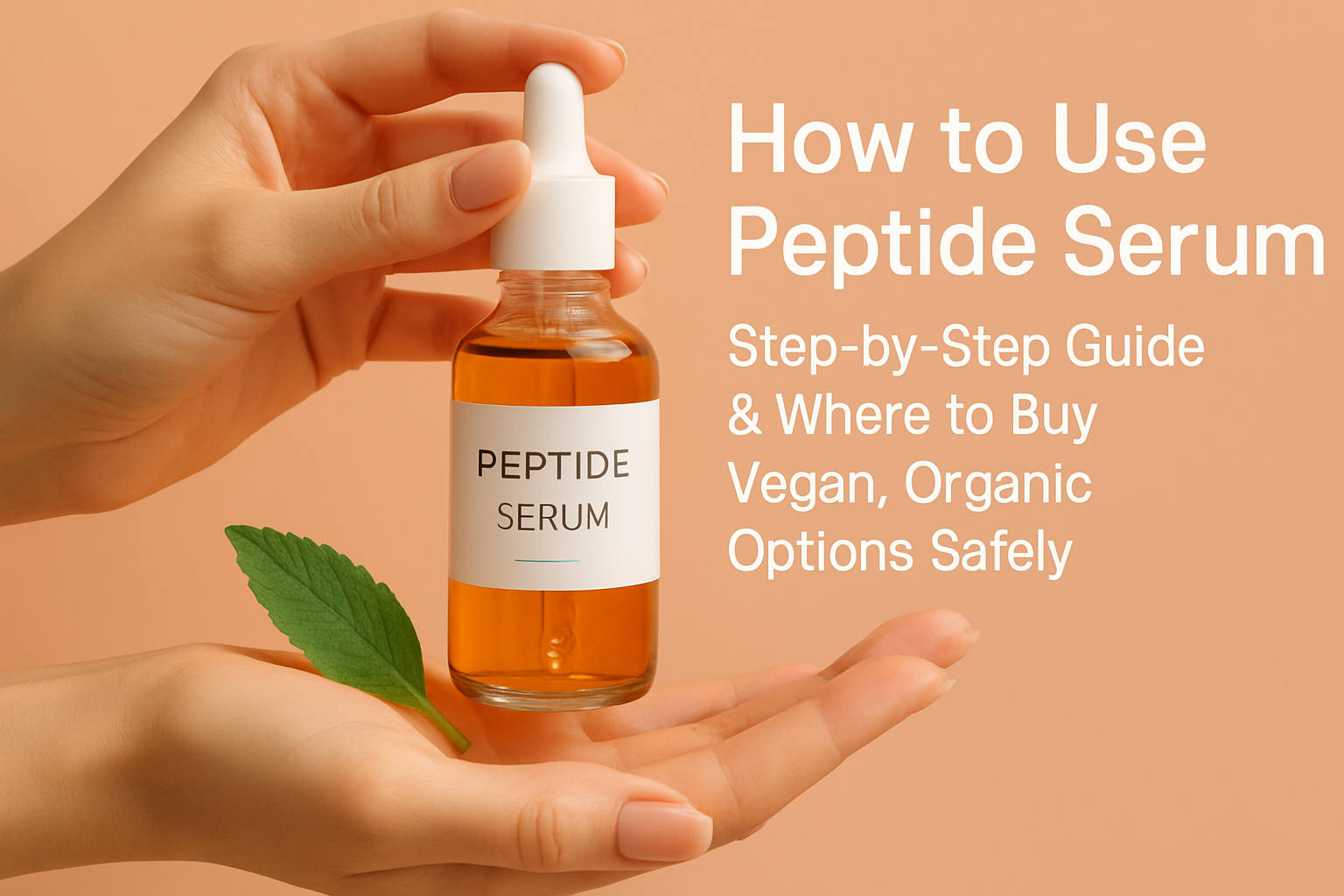 How to Use Peptide Serum: Step-by-Step Guide & Where to Buy Vegan, Organic Options Safely