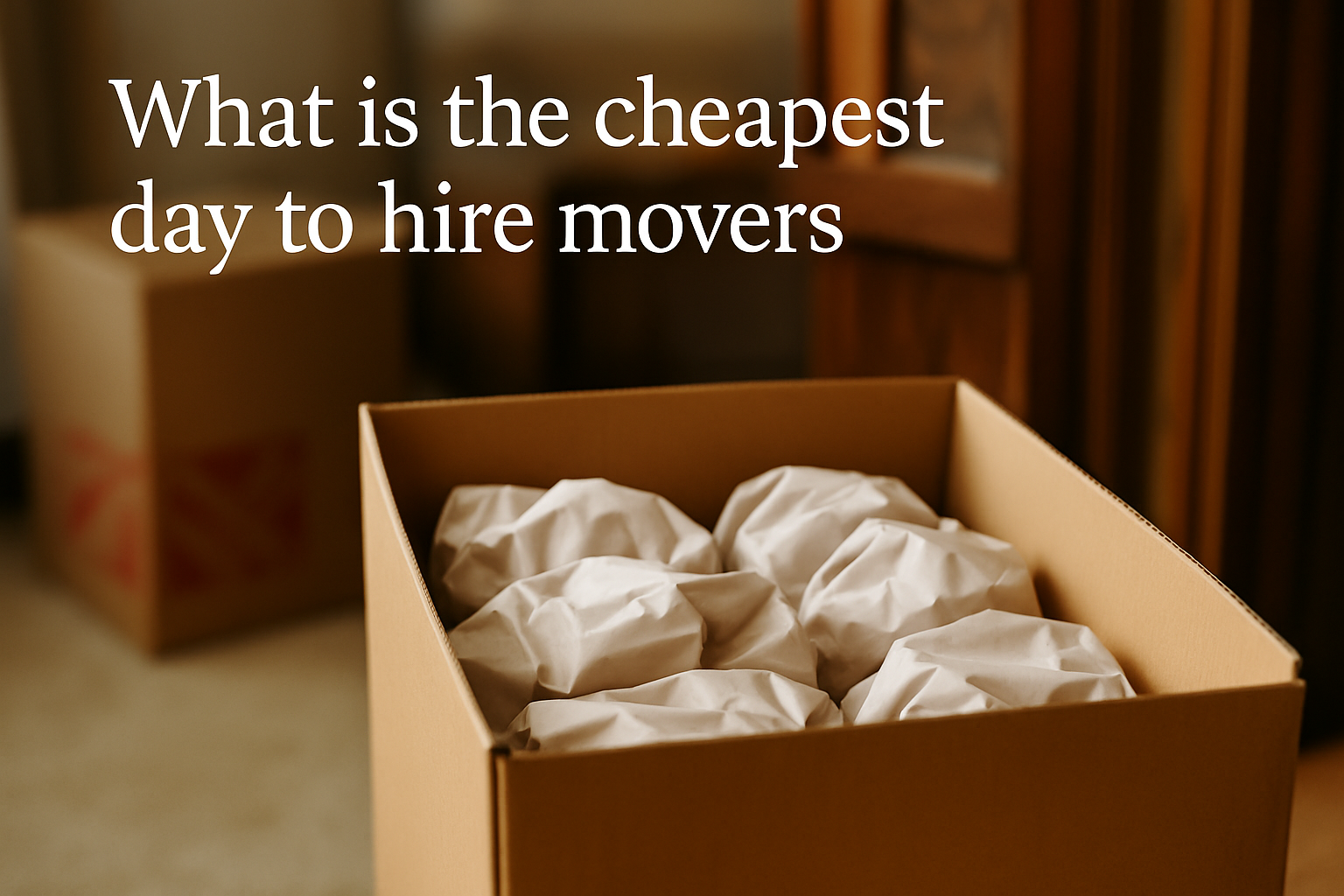 What is the cheapest day to hire movers