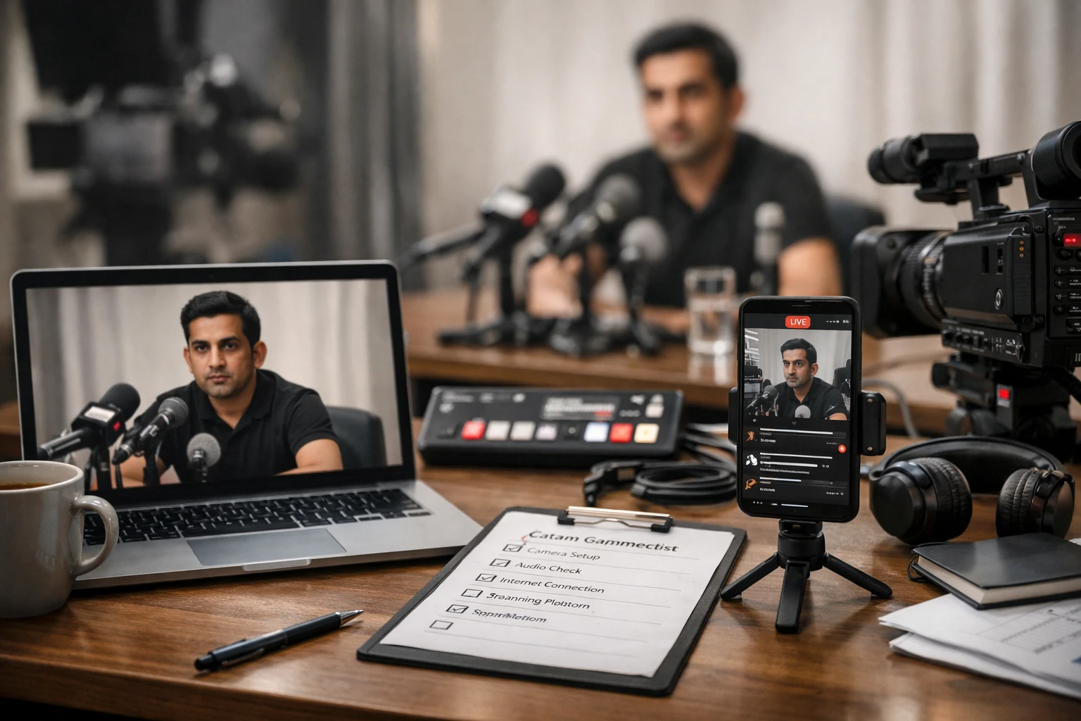 The Gautam Gambhir Press Conference Live Streaming Checklist