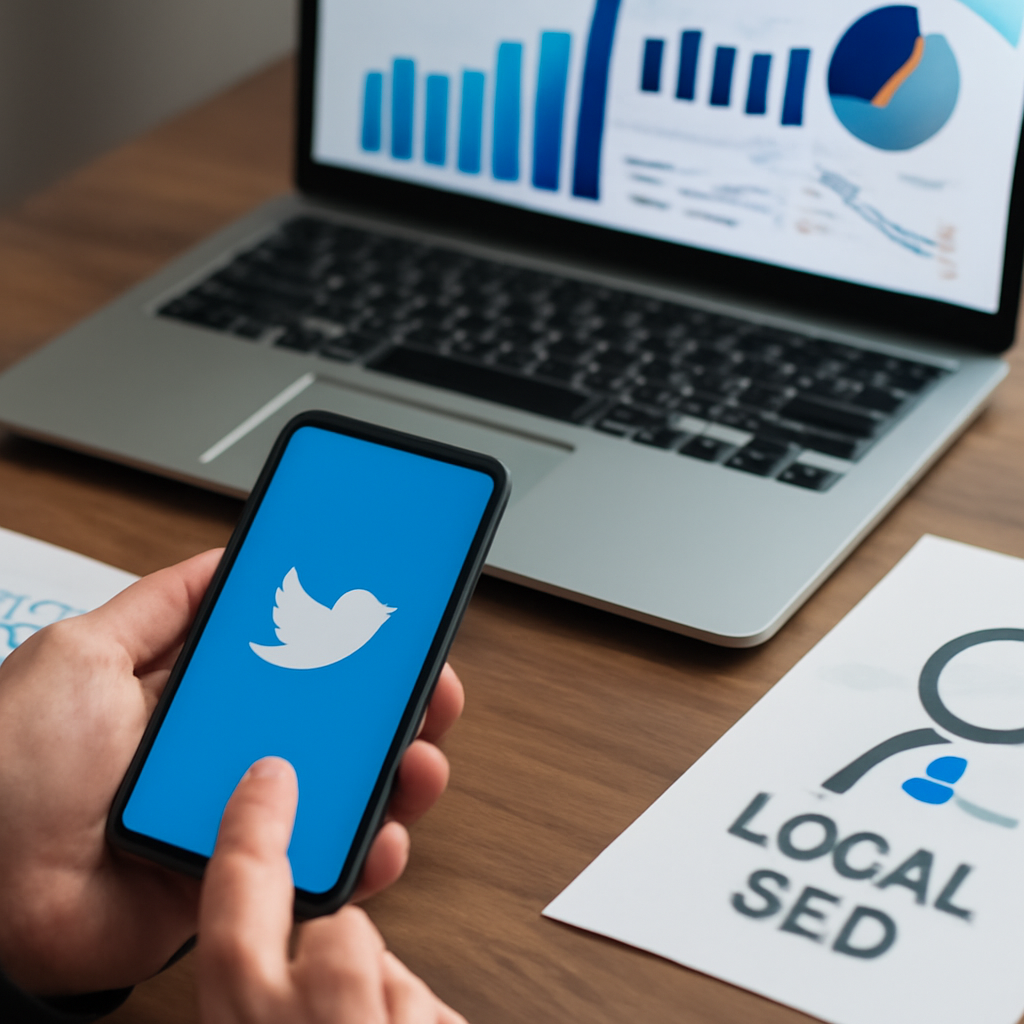 Illustration for Integrate Twitter, local listings, and Local SEO for Compounding Gains related to twitter advertising