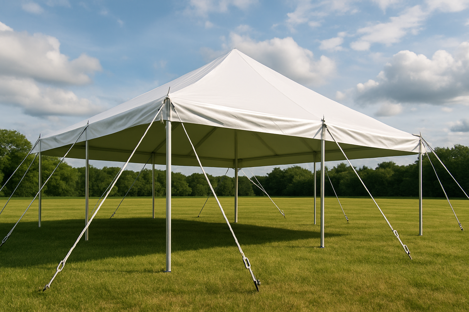 Illustration for Setup Speed and Structural Strength: Poles, Guying, and Real-World Stability related to weather ready tents