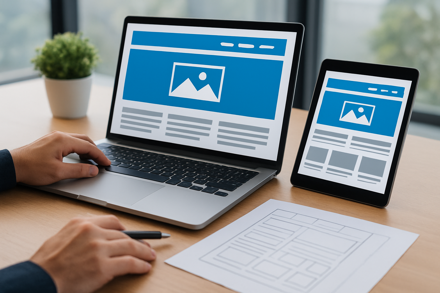 Illustration for How Internetzone I Delivers: From Strategy to Support related to responsive web design company