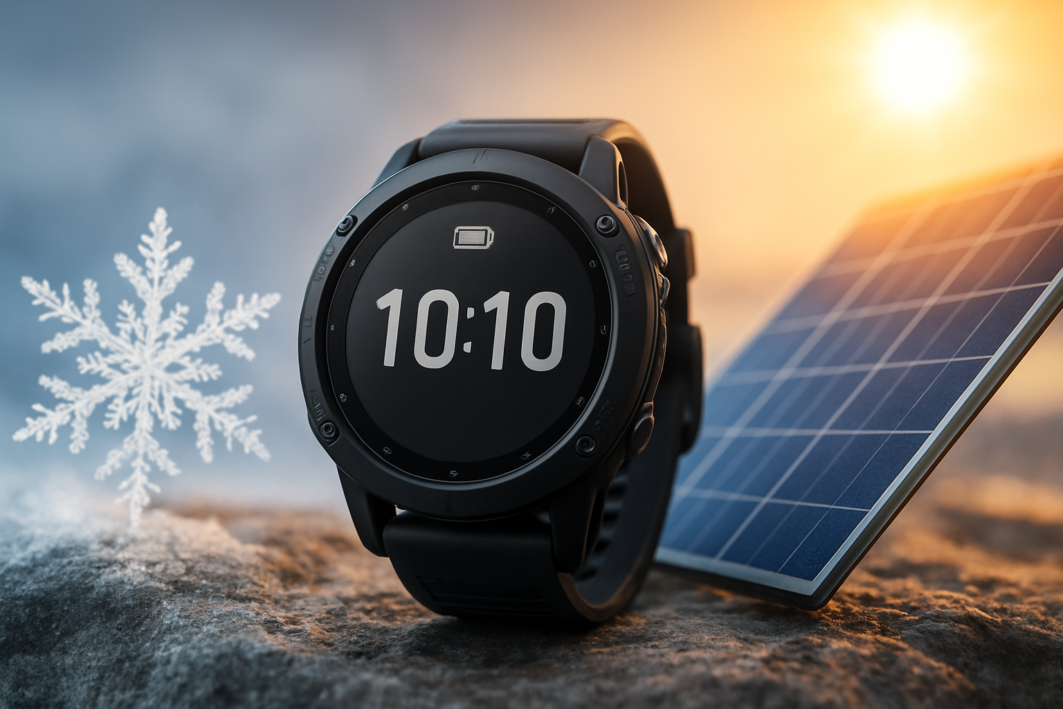 Illustration for Cold, Heat, and Solar: Managing the Environment related to what are the best tips for extending battery life in gps watches