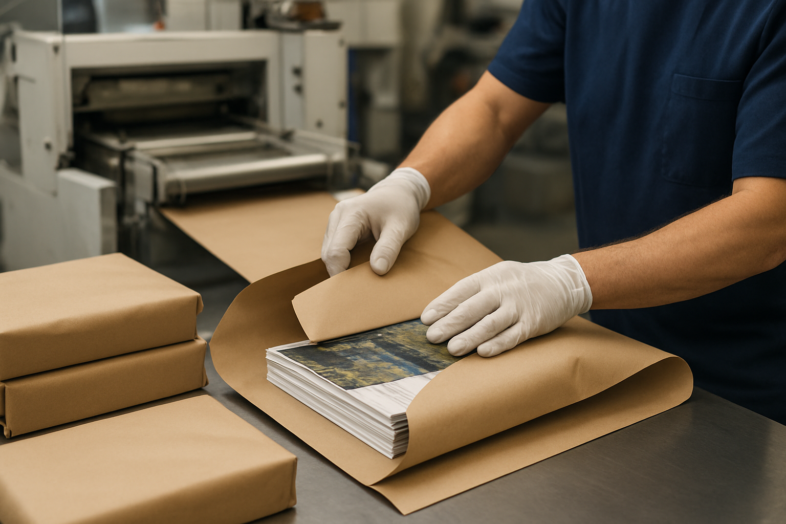 Illustration for How Cliffe Enterprise Limited Reduces Cost and Risk Across the Workflow related to paper wrap magazine mailing