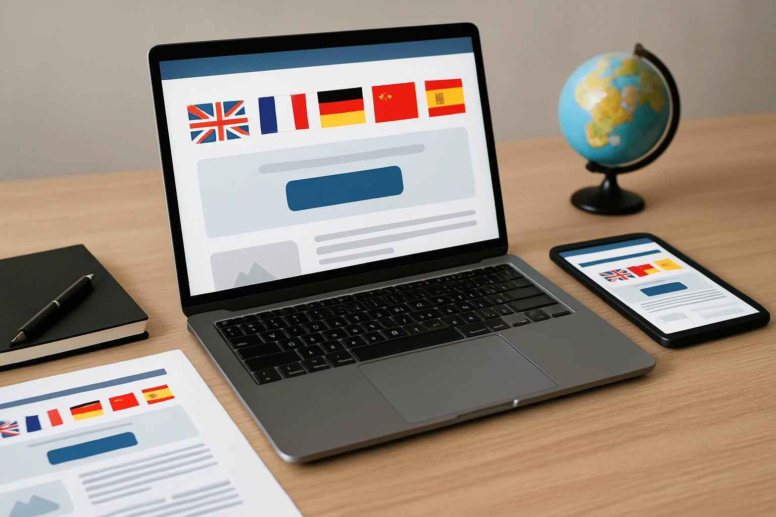 #10 Multi-Lingual Global Kit - template web design responsive guide