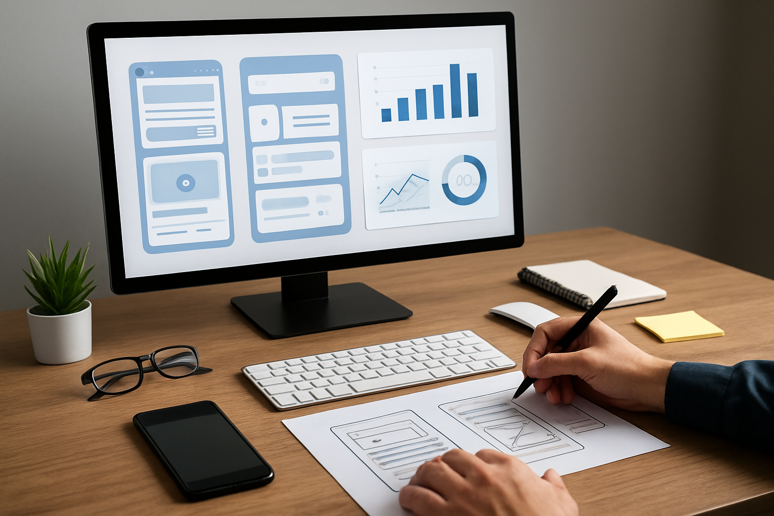 Illustration for From Tweak to Outcome: Metrics, Tools, Owners related to ux design ui design