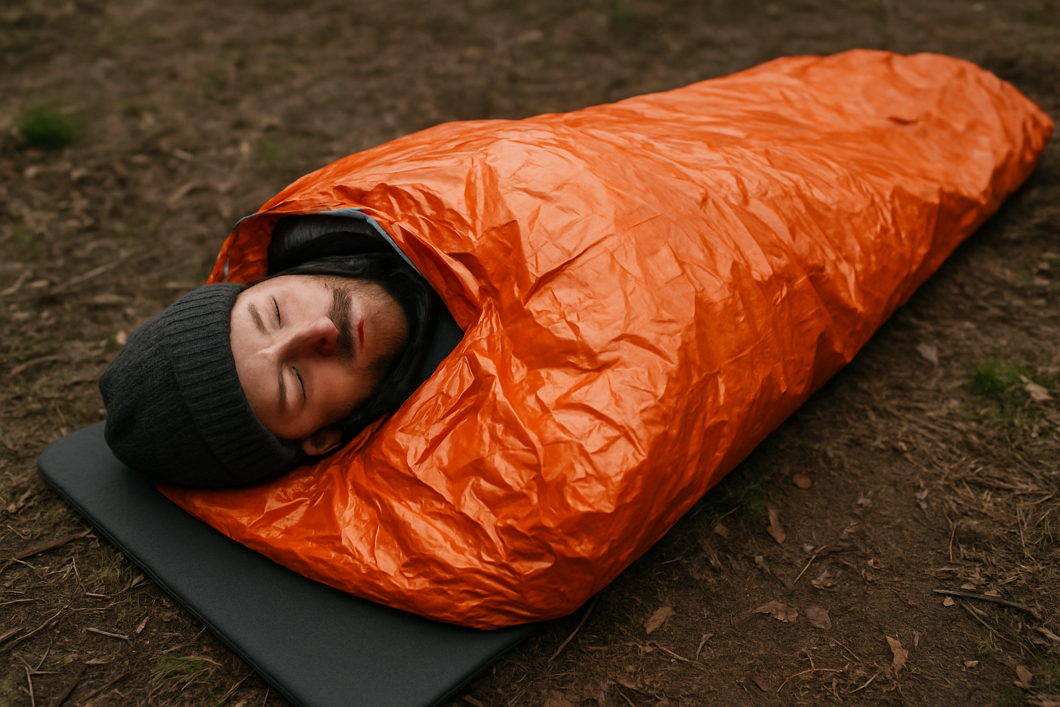Illustration for Q4. How do emergency sleeping bags compare to full sleeping bags in real warmth? related to patriot wholesale emergency sleeping bag reviews