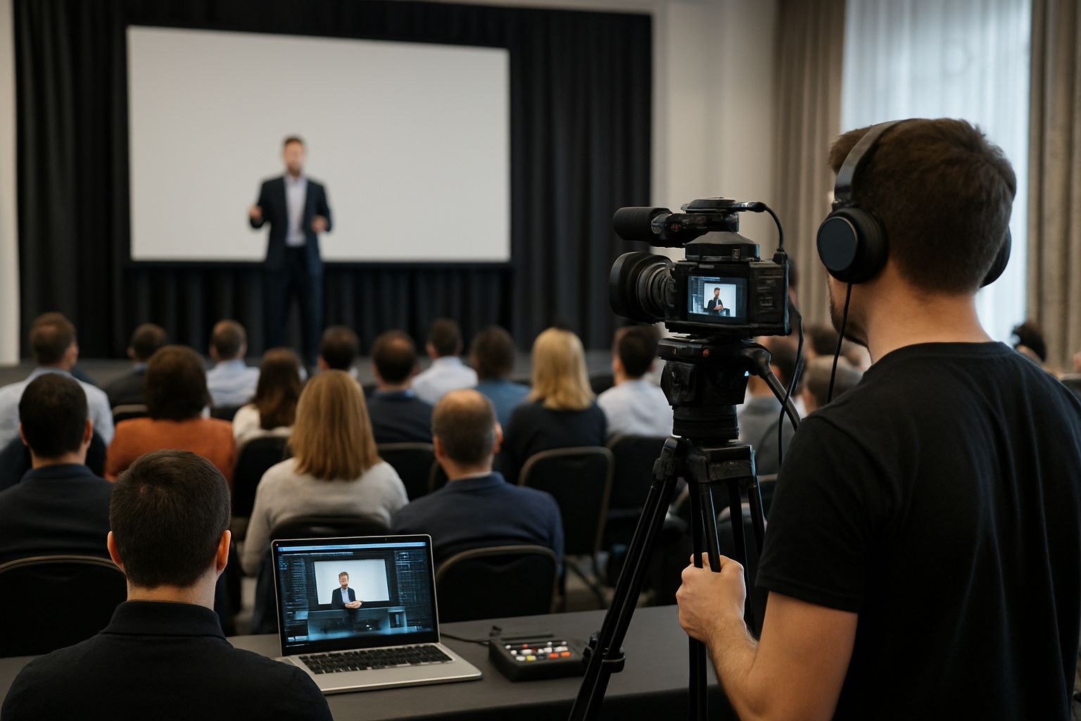 Illustration for Real-World Scenarios Across Brisbane Venues related to conference and seminar live streaming with onsite support brisbane