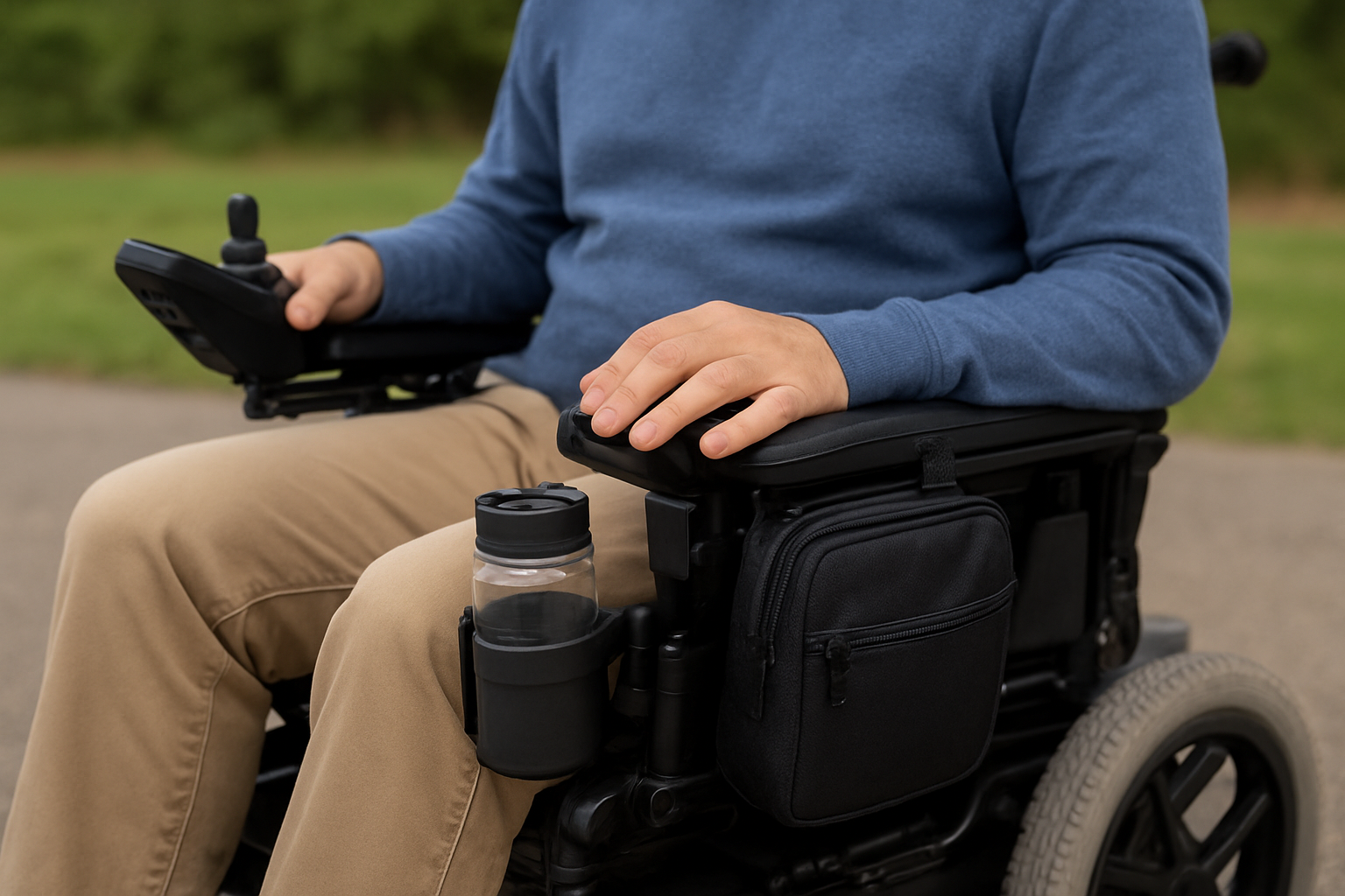 Illustration for Medicare-Savvy: What Might Be Covered and What Is Not related to travel friendly electric wheelchair accessories