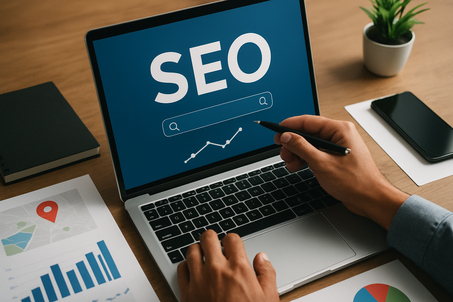 Illustration for National & Local SEO (Search Engine Optimization) Playbook: Dominate Maps and Organic related to search engine optimization and seo services