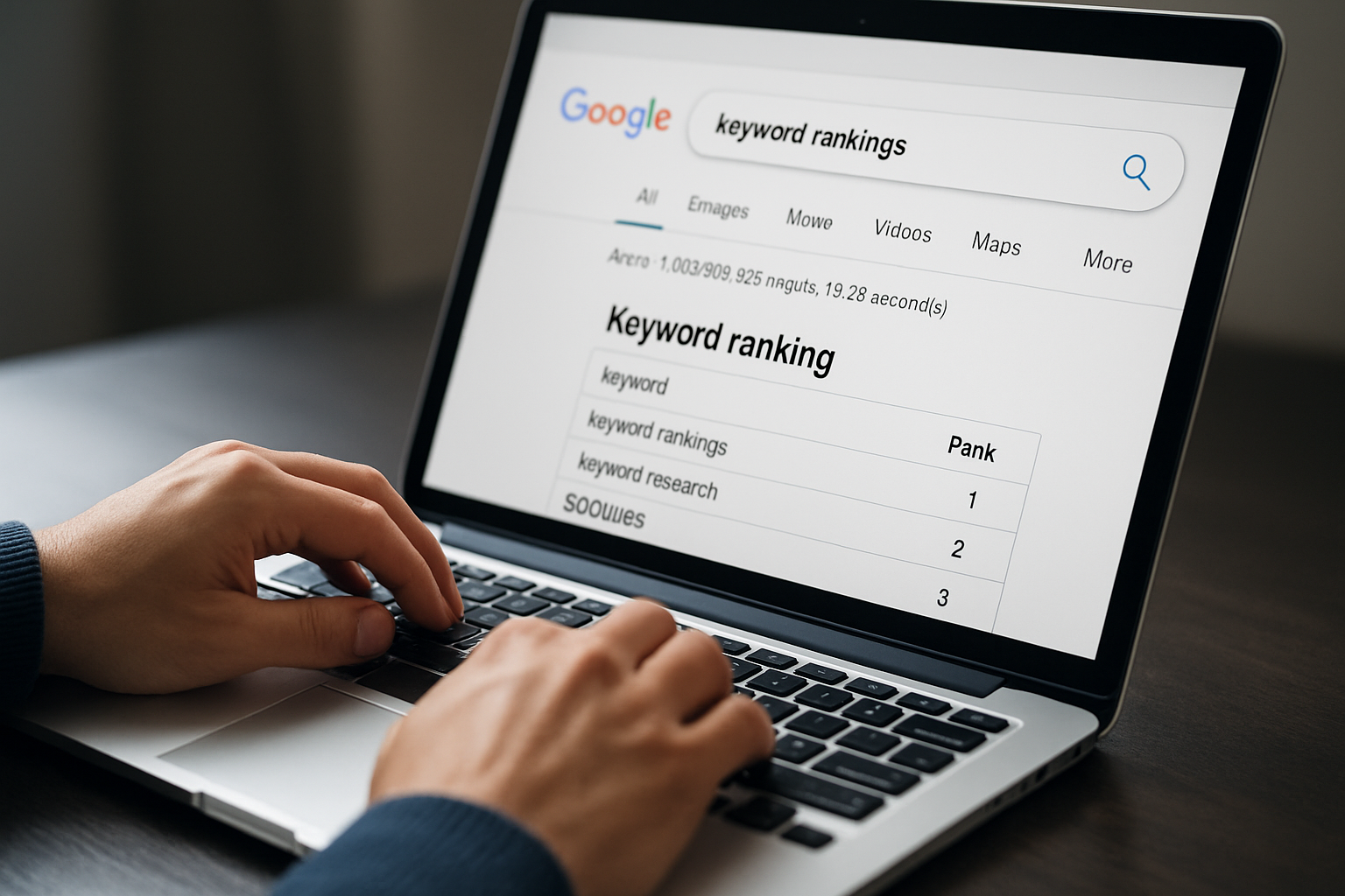 Illustration for Case Study: Internetzone I’s National and Local Wins related to checking keyword ranking in google
