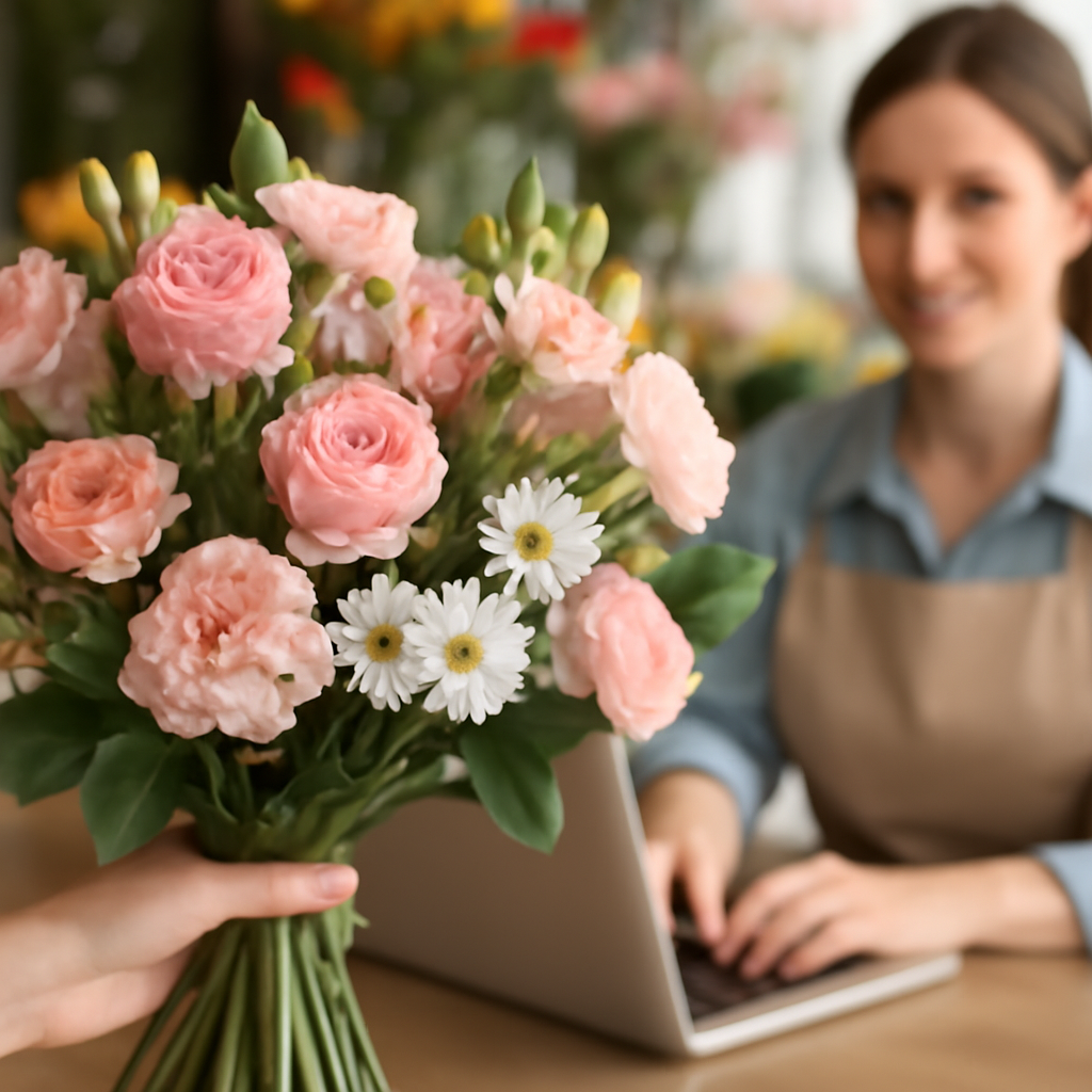 Illustration for How to Place a Stress-Free Order Today related to flowers florist near me