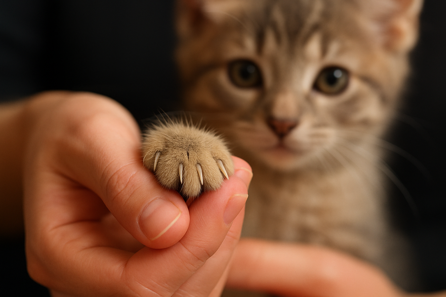 Illustration for Breed Quirks and Special Cases: Kittens, Seniors, and Maine Coons related to cat's nails