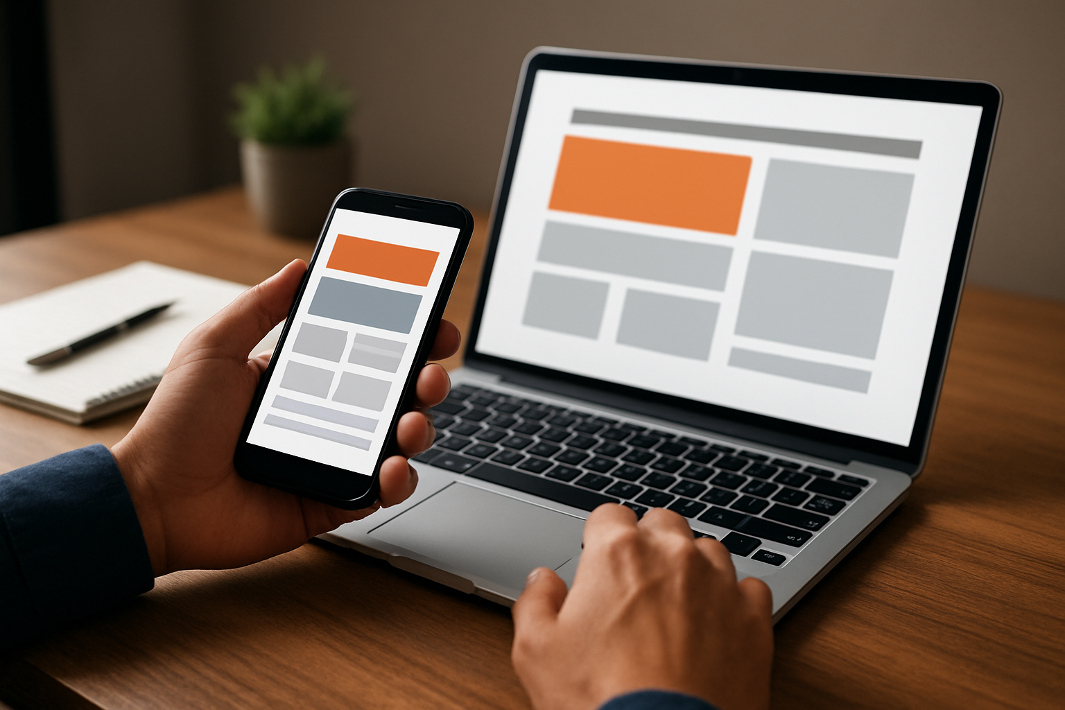 Illustration for The 10-Point Checklist to Build a Mobile-First, Lead-Generating Site Fast related to responsive website design for smes