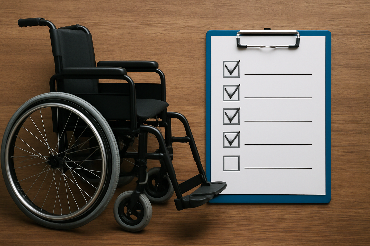 Illustration for Your Take-Anywhere Wheelchair Checklist related to wheelchair