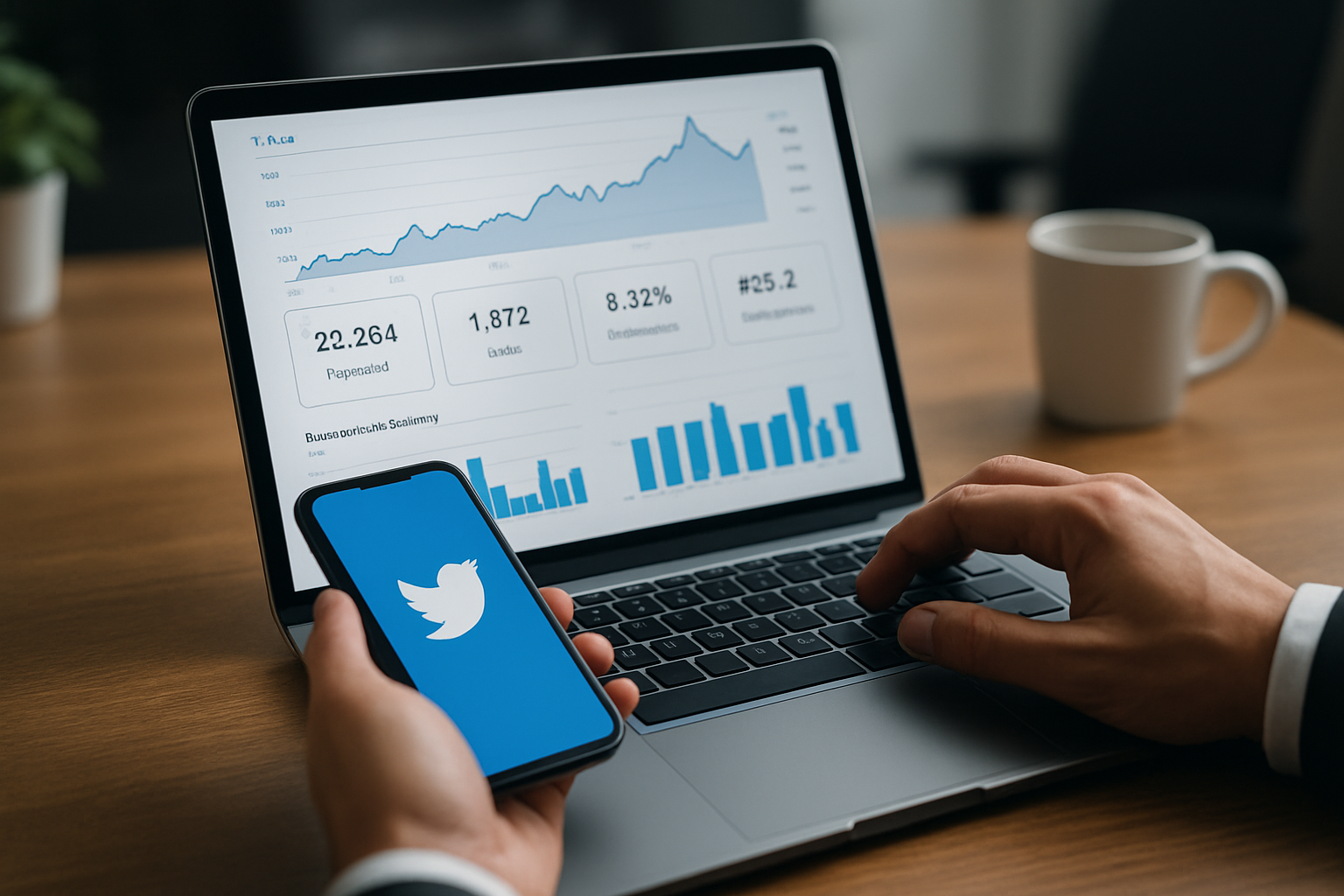 Illustration for Make Your Website and Landing Pages Convert related to twitter advertising