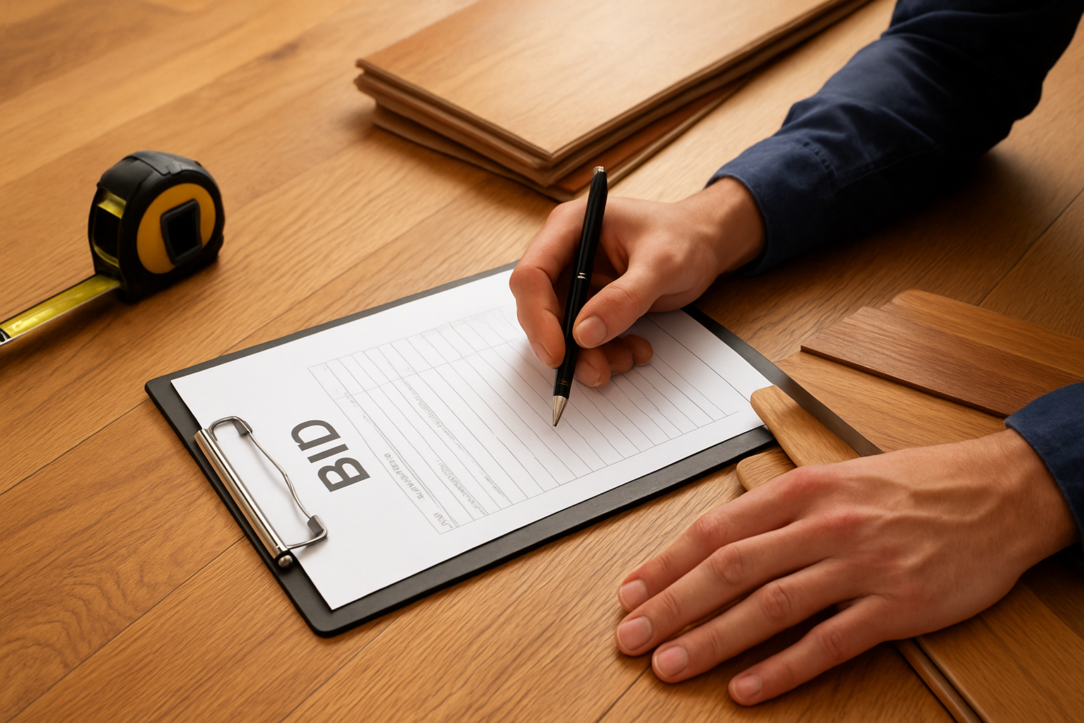 Illustration for How to Vet Bids and Avoid Surprise Add-Ons related to hardwood installation price