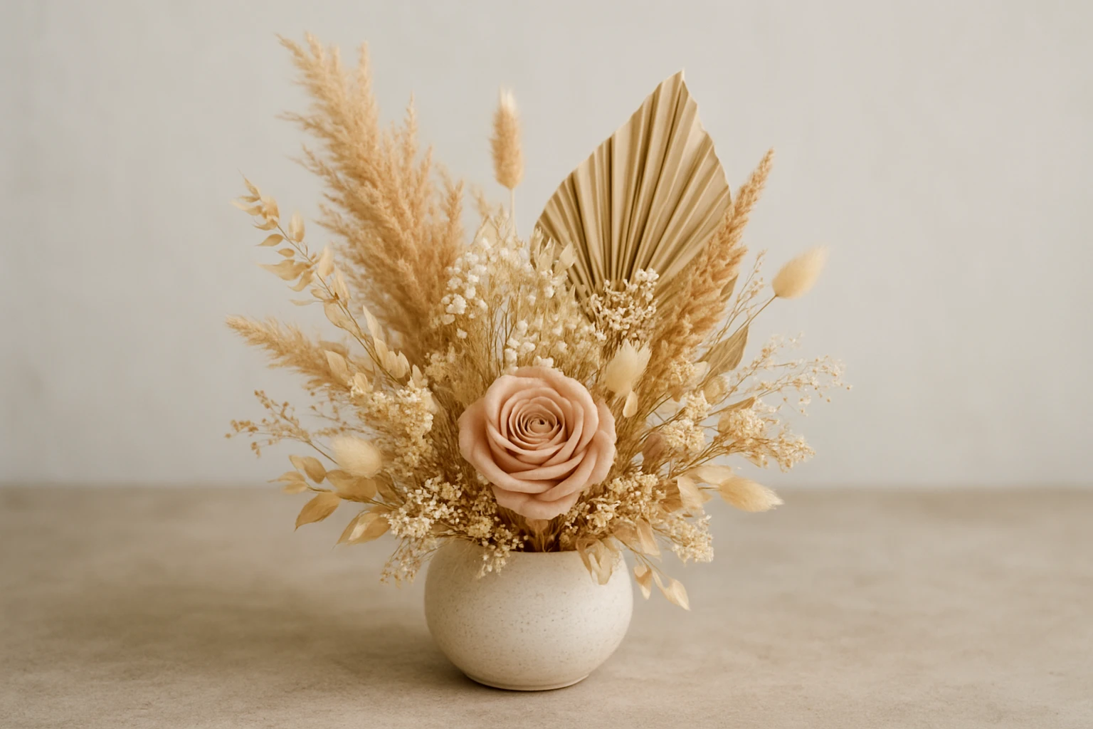 #2 Wedding party set - dried wedding flower arrangements guide