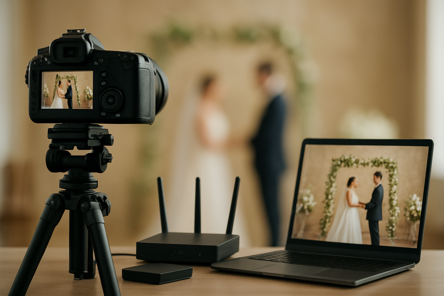 Illustration for Gear, Internet, and Redundancy: The Unseen Heroes related to reliable wedding live stream coverage brisbane