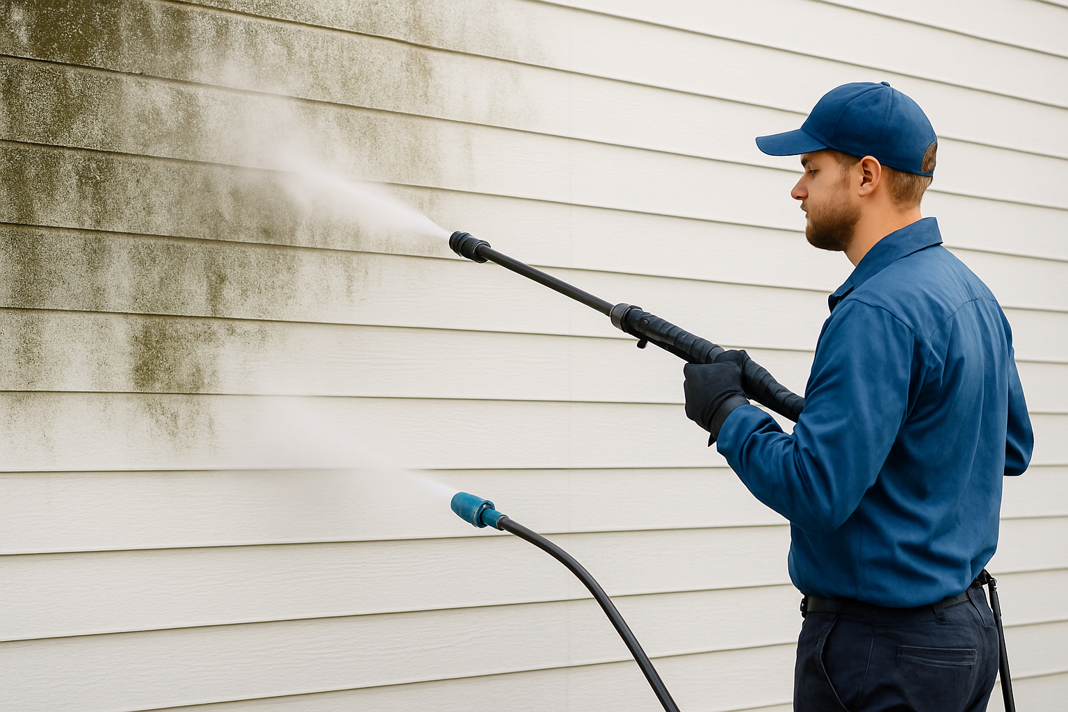 Illustration for Why BinPro Property Services Is the Safer, Smarter Choice related to pressure washing vs soft washing