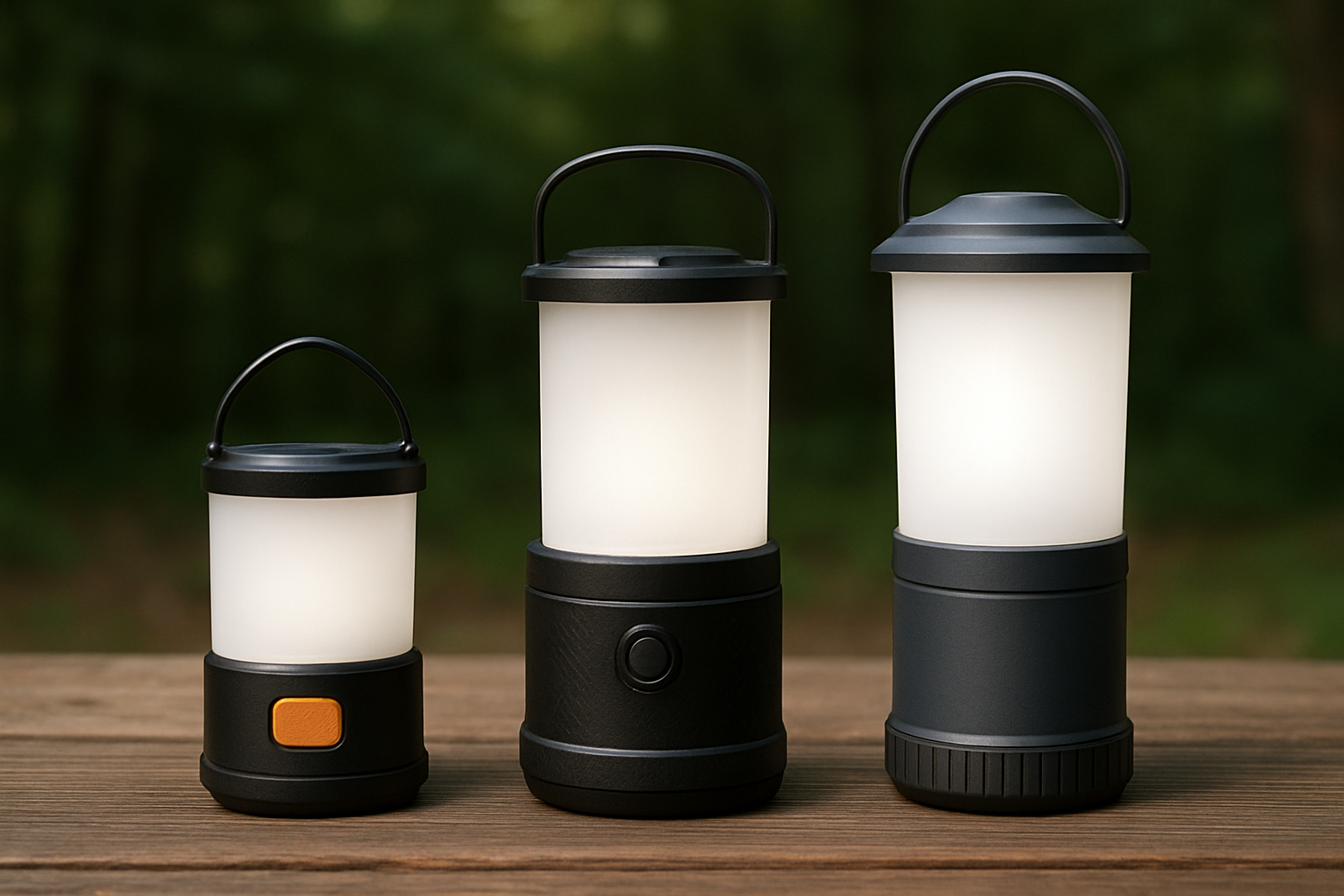 Illustration for Quick Comparison: Runtime, Output, and Design Features related to best battery efficient lighting for camping