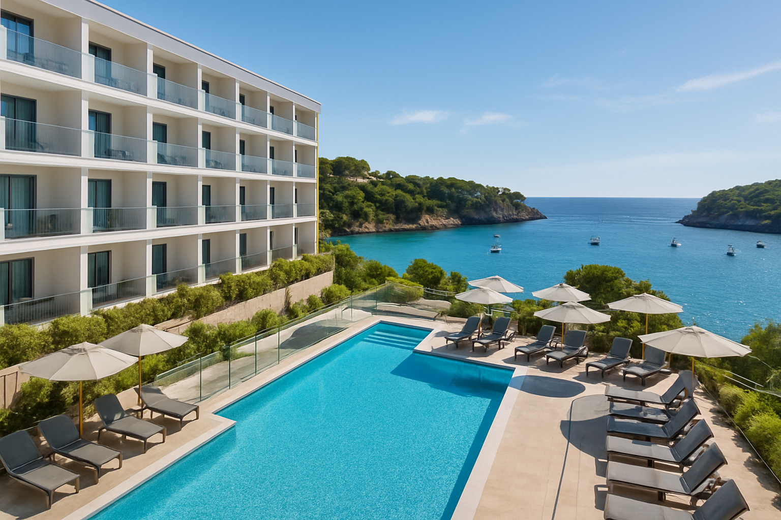 Illustration für einen vorgeschlagenen 3-Tages-Plan für erwachsene Reisende auf Mallorca in Verbindung mit dem h10 blue mar boutique hotel mallorca
