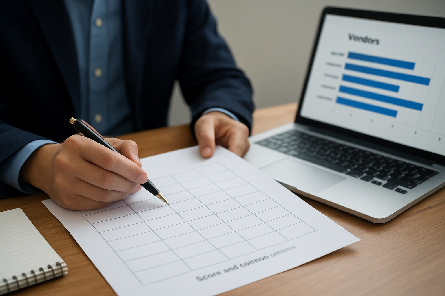 Illustration for How to Score and Compare Vendors Objectively related to search engine optimization service near me