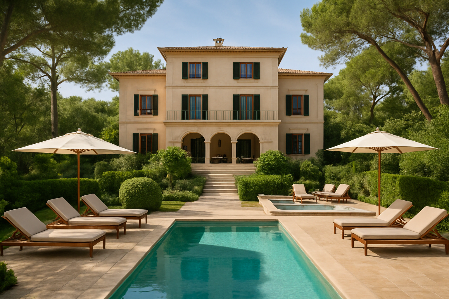 Illustration für Vila Nova Suites & Spa: herrschaftliches Haus, Wellness und Details für Erwachsene im Zusammenhang mit dem Hotel insotel cala mandia mallorca