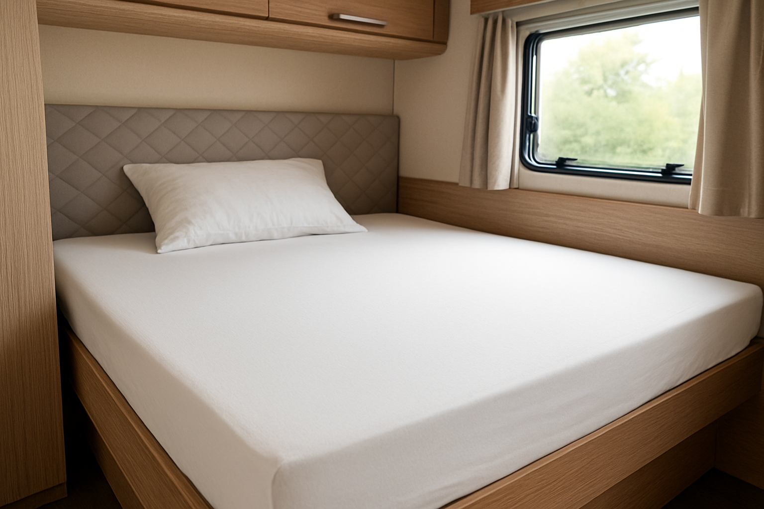 Illustration for Complete checklist: in één keer goed kopen related to hoeslaken voor frans bed links of rechts in de caravan