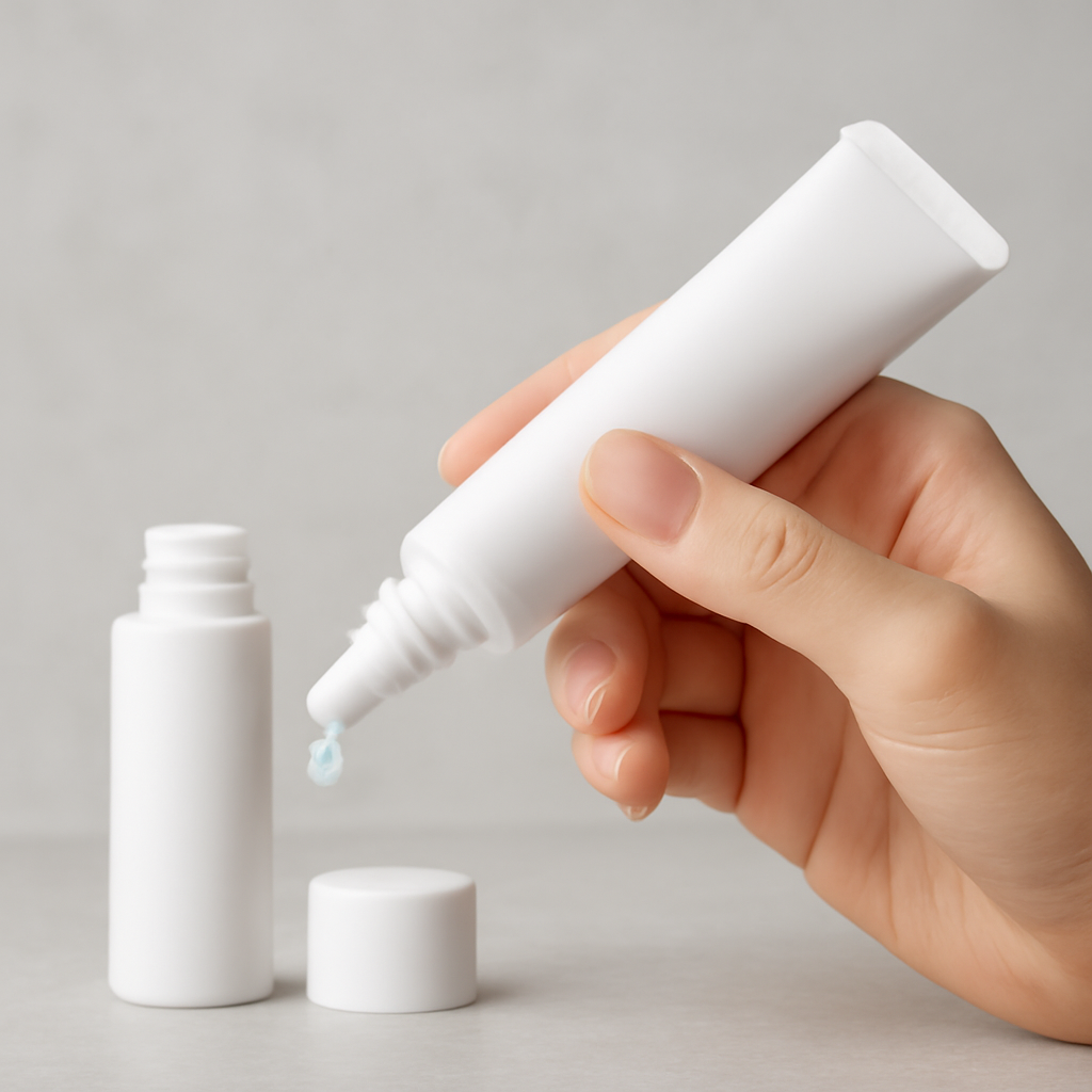 Illustration for Choosing the Right Format: Applicators and Topical Types Compared related to emulgel no mess applicator