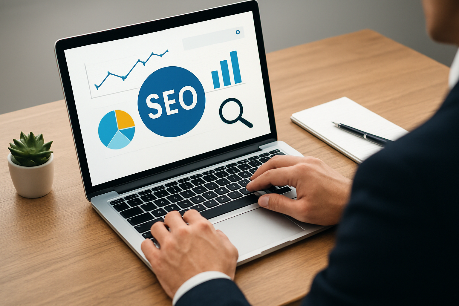 Illustration for Why Spot On Websites Fits Small-Business Growth related to seo and online marketing