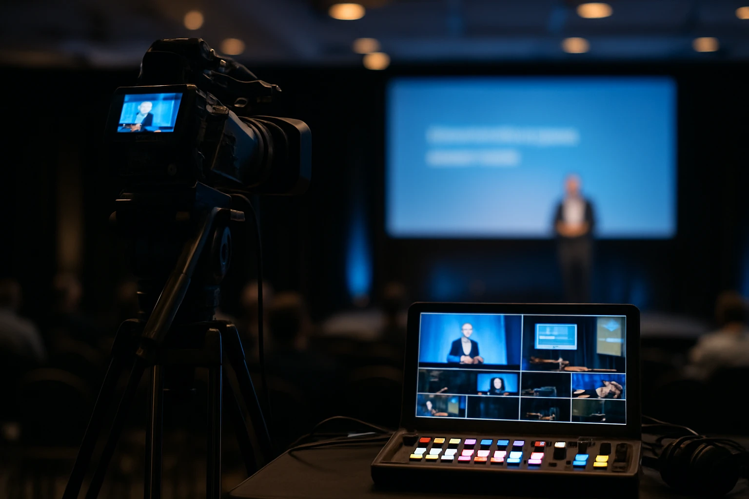 #3 Build the production setup before the event day - event webcasting Brisbane guide