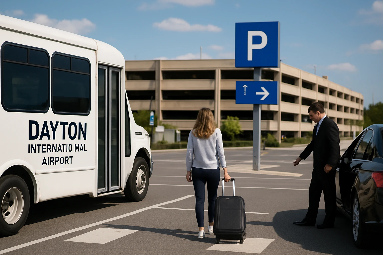 7 Tips for Parking at Dayton International Airport 2 #3 Decide whether shuttle, walking, or valet is worth it - parking at dayton international airport guide