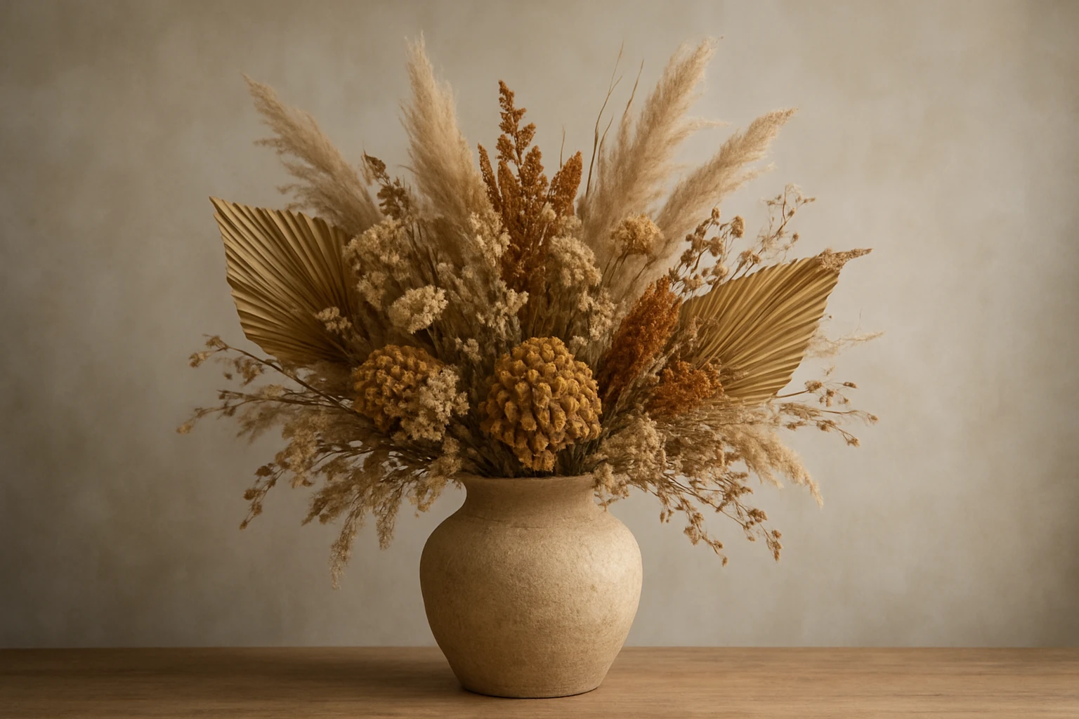 #3 Sympathy and memorial tribute - large dried flower arrangements guide