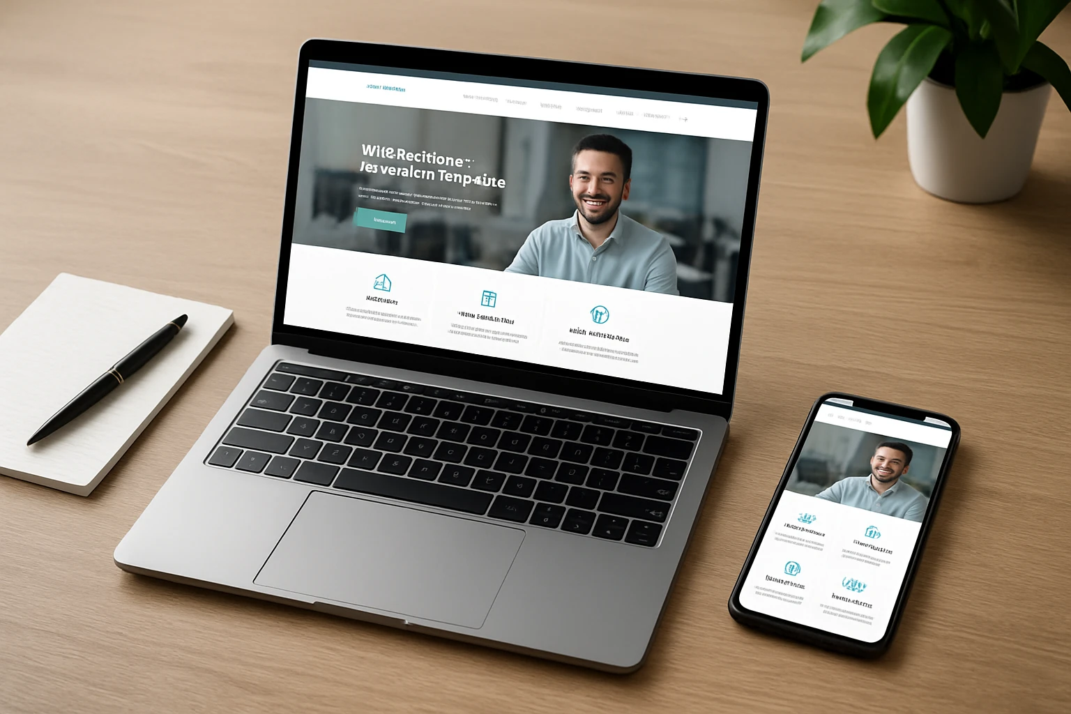 #3 WebWave Responsive Business Templates, Best for Small Teams That Want Visual Freedom - mobile responsive web design...