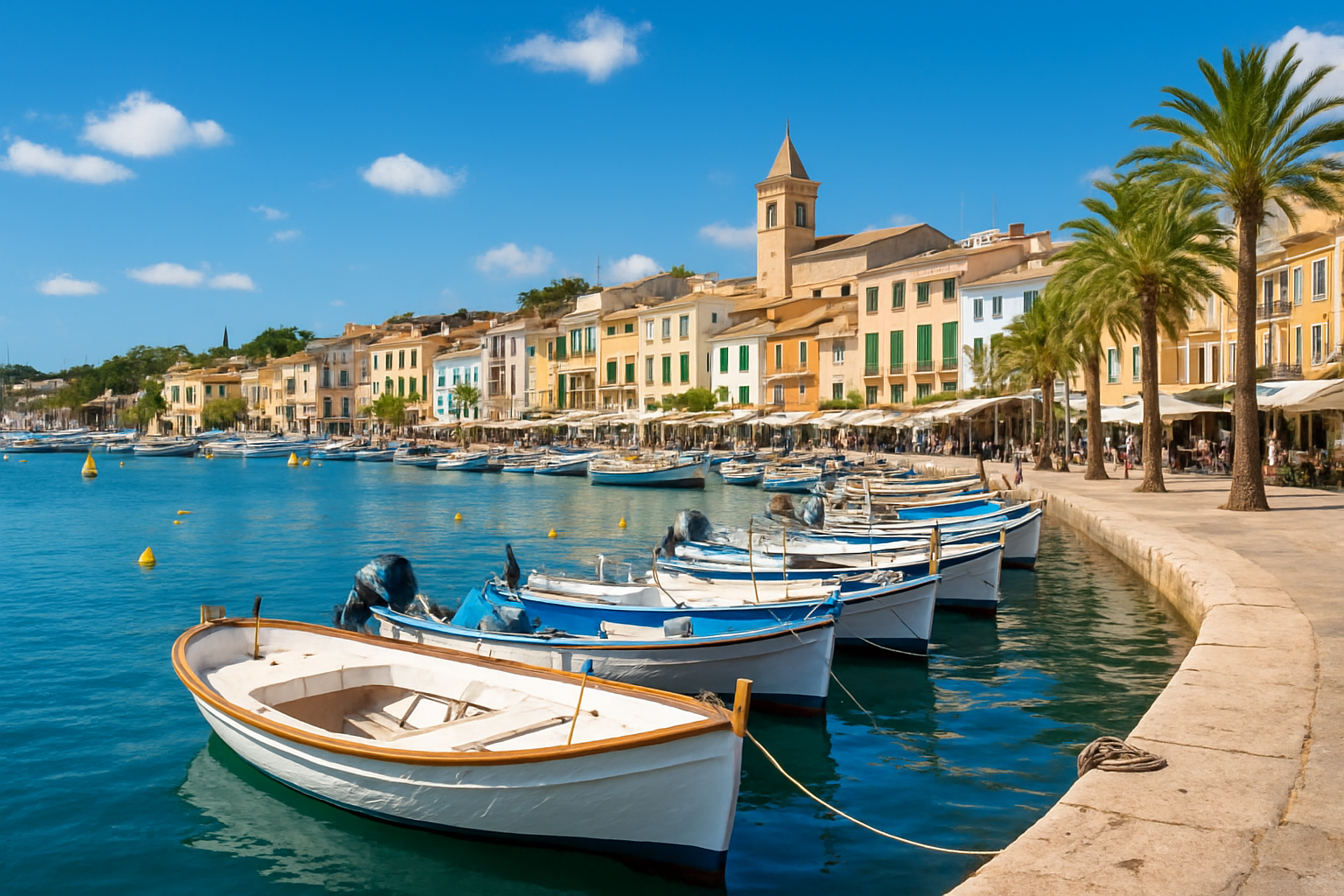 Illustration for Itinerario Sugerido: 3 Días Combinando Norte y Llevant related to port blue pollentia mallorca