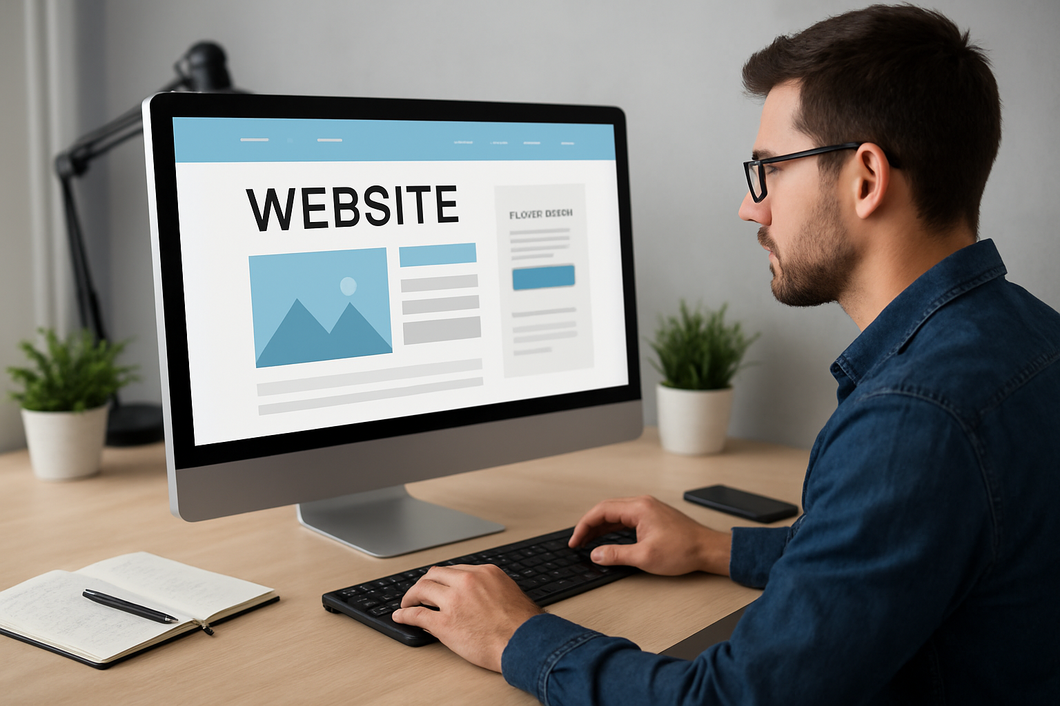 Illustration for Features and extras that influence price related to website designer near me