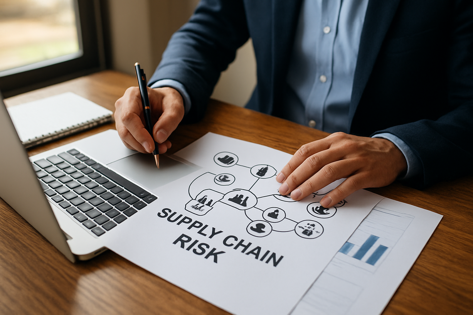 Illustration for Your First 30 Days: A Practical Plan related to supply chain risk management online course