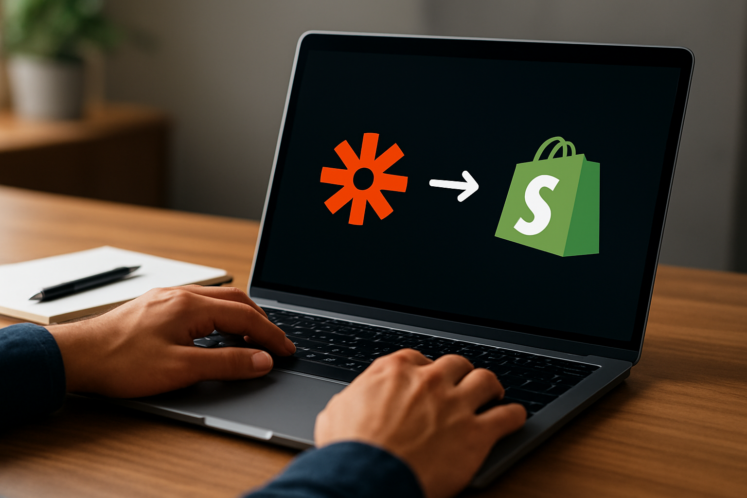 Illustration for From Legacy Platforms to Shopify Plus: How Ruby Digital Agency Coordinates Automation related to Zapier and Shopify