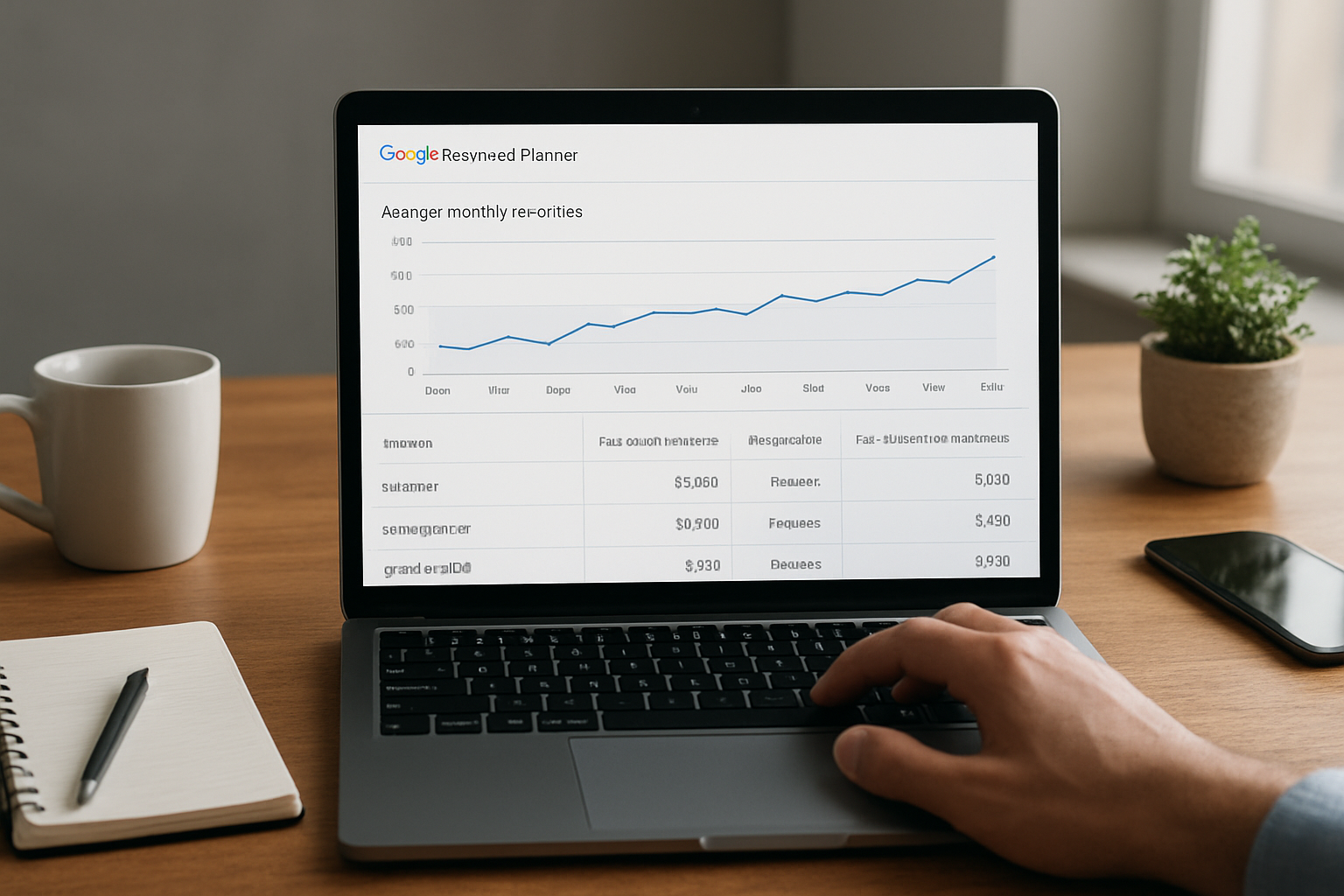 Illustration for Real‑World Example: Turning Planner Data Into Calls and Carts related to google keyword planner for seo