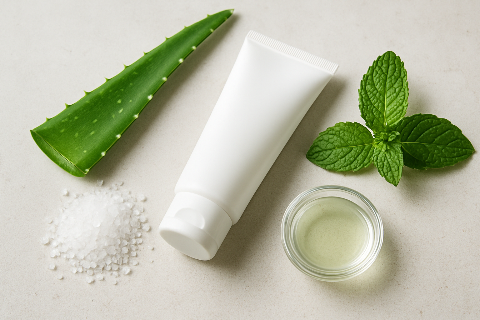 Illustration for Ingredient Deep Dive with Neuropasil: Aloe, Urea, Menthol, and Synergy related to post workout muscle soreness relief cream