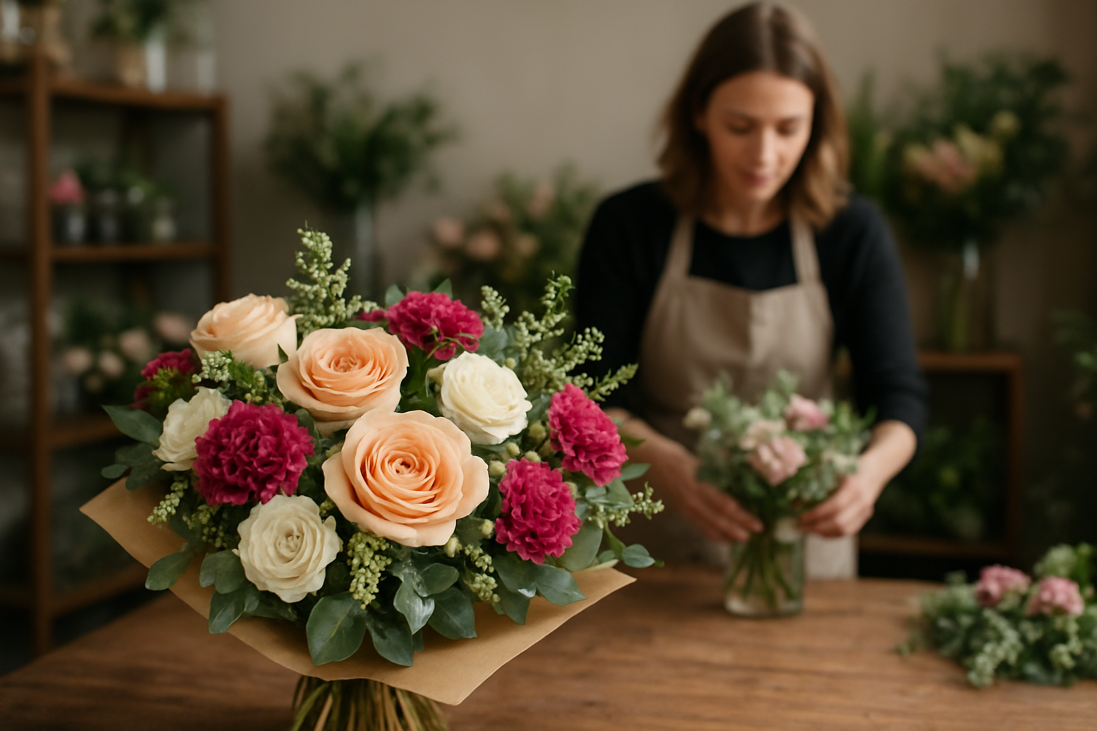 Illustration for Why The Flower Boutique Is Perth’s Trusted Florist related to flowers and bouquets