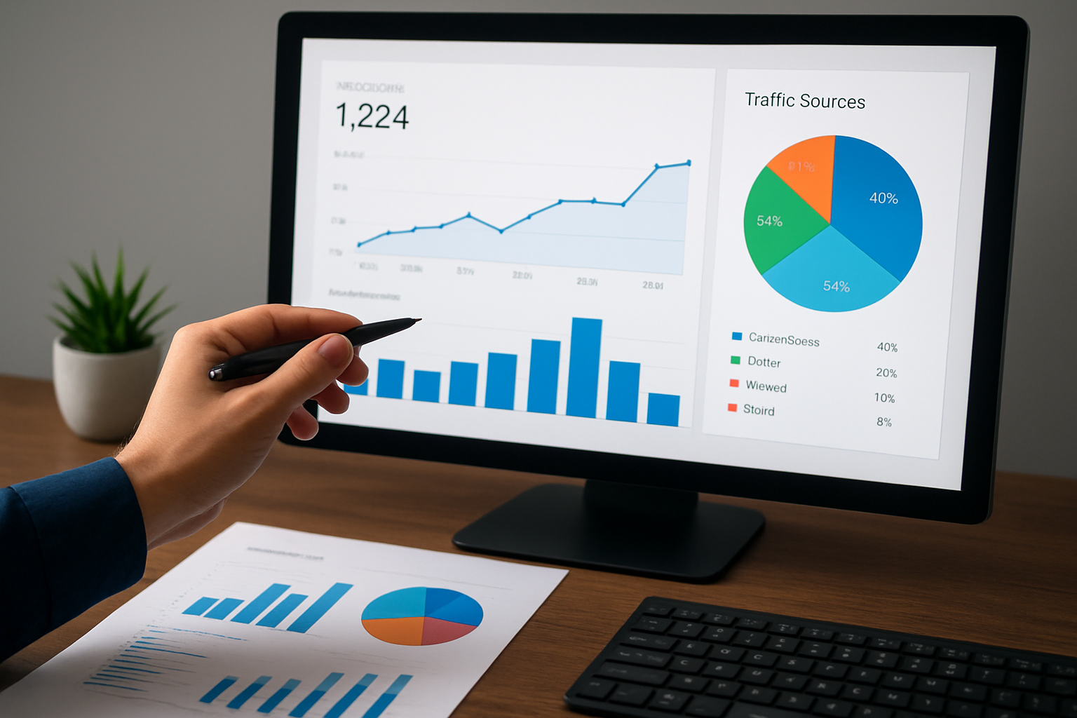 Illustration for Metrics, Tools, and Simple Dashboards related to seo marketing for small business