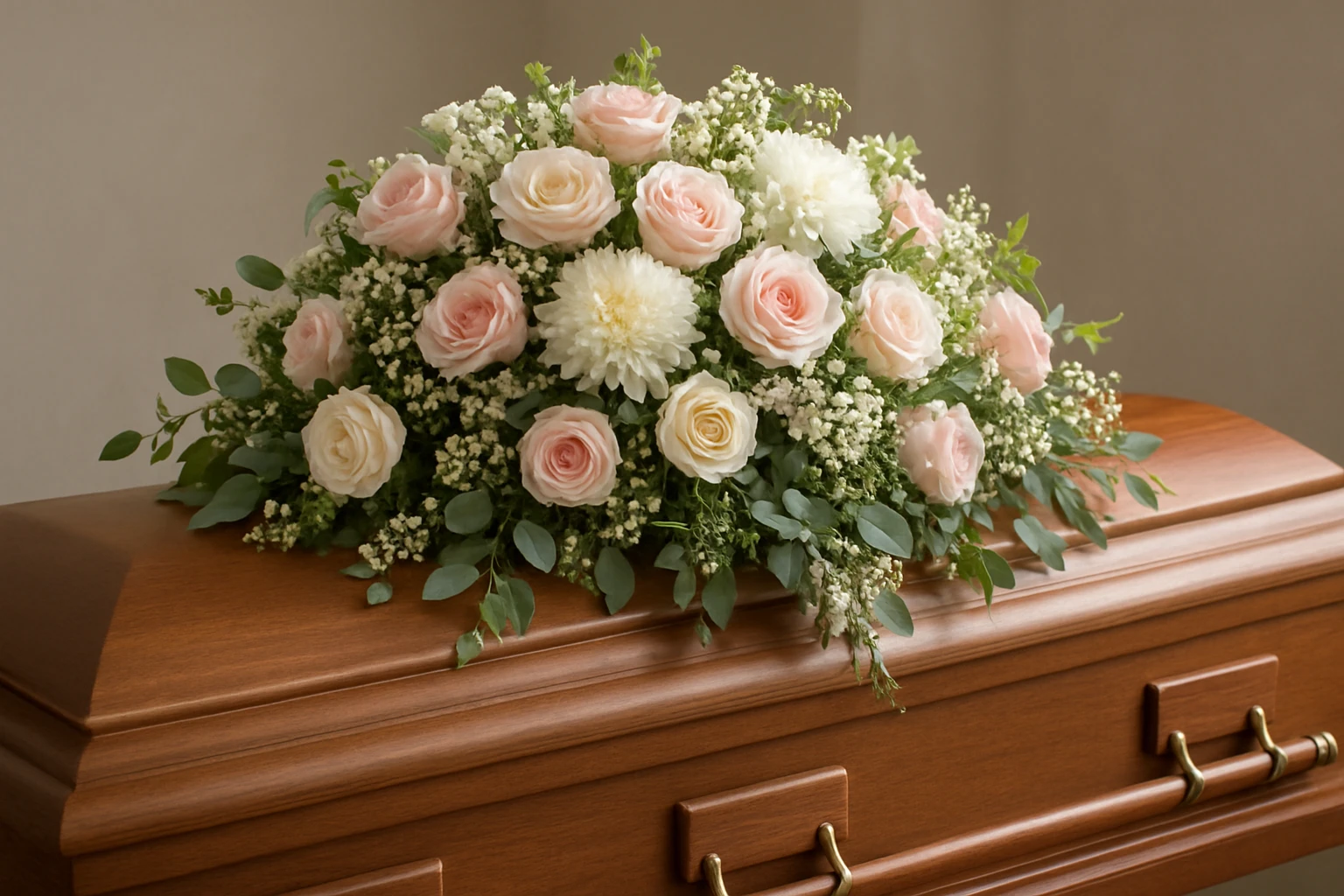 #4–#5 Softer tribute styles for a gentler farewell - funeral casket flowers perth guide