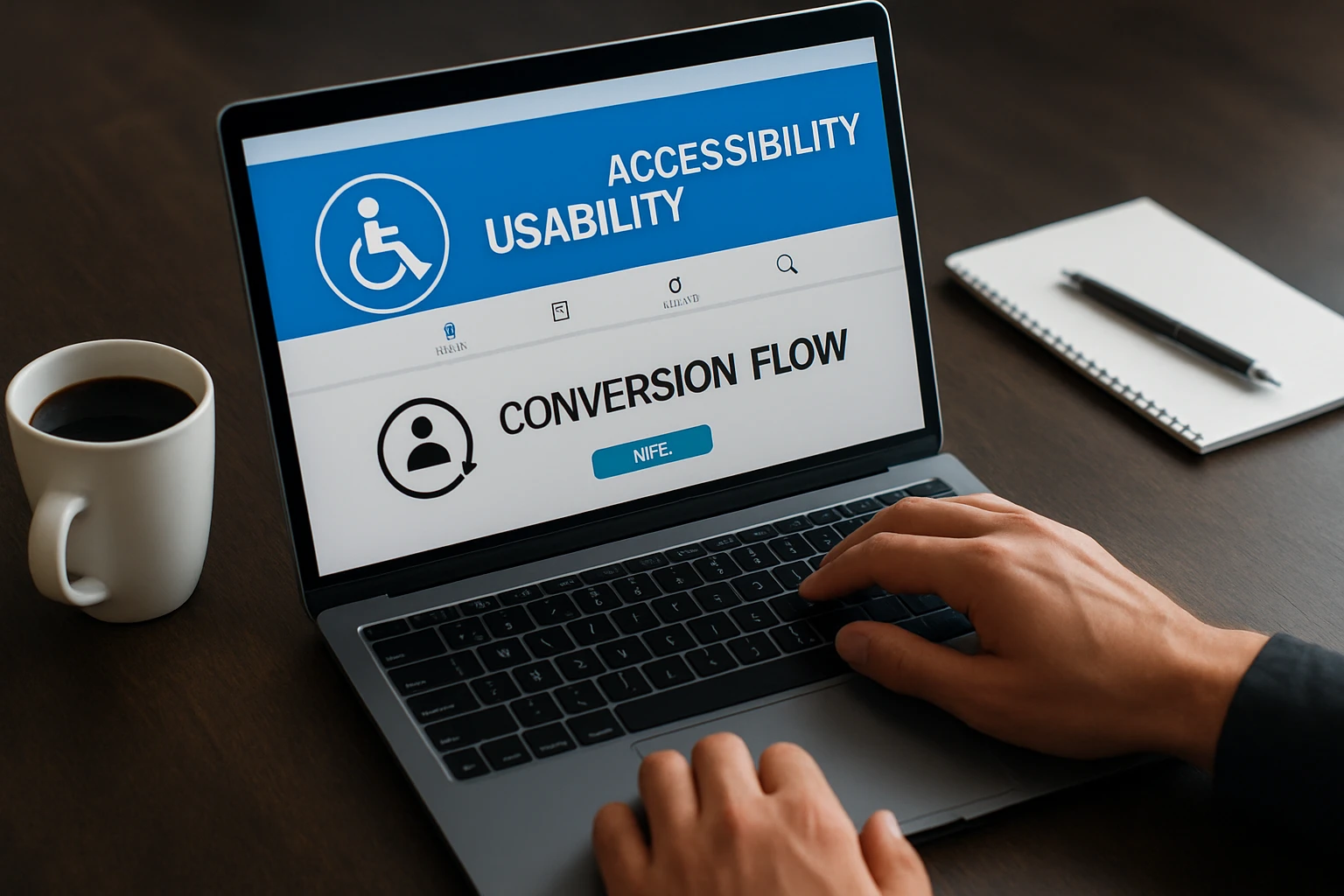 #4 Design for People First: Accessibility, Usability, Conversion Flow - internetzonei best practices guide